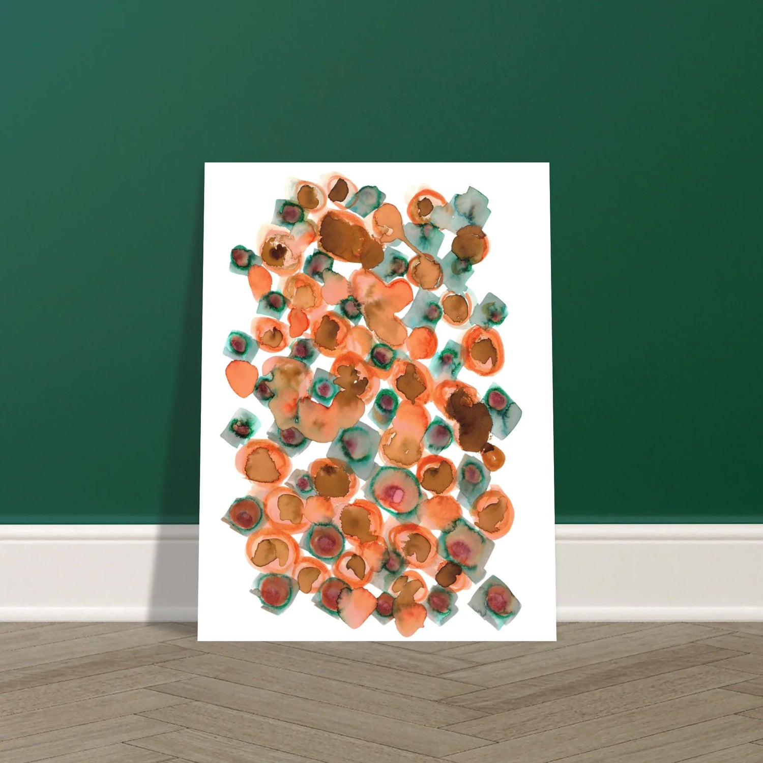 Affiche premium sur papier mat Constellation D'ambre – Art mural de qualité supérieure - Laure Leprince - Artiste Peintre