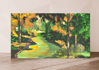Peinture œuvre Originale Numérique Autumn Wood