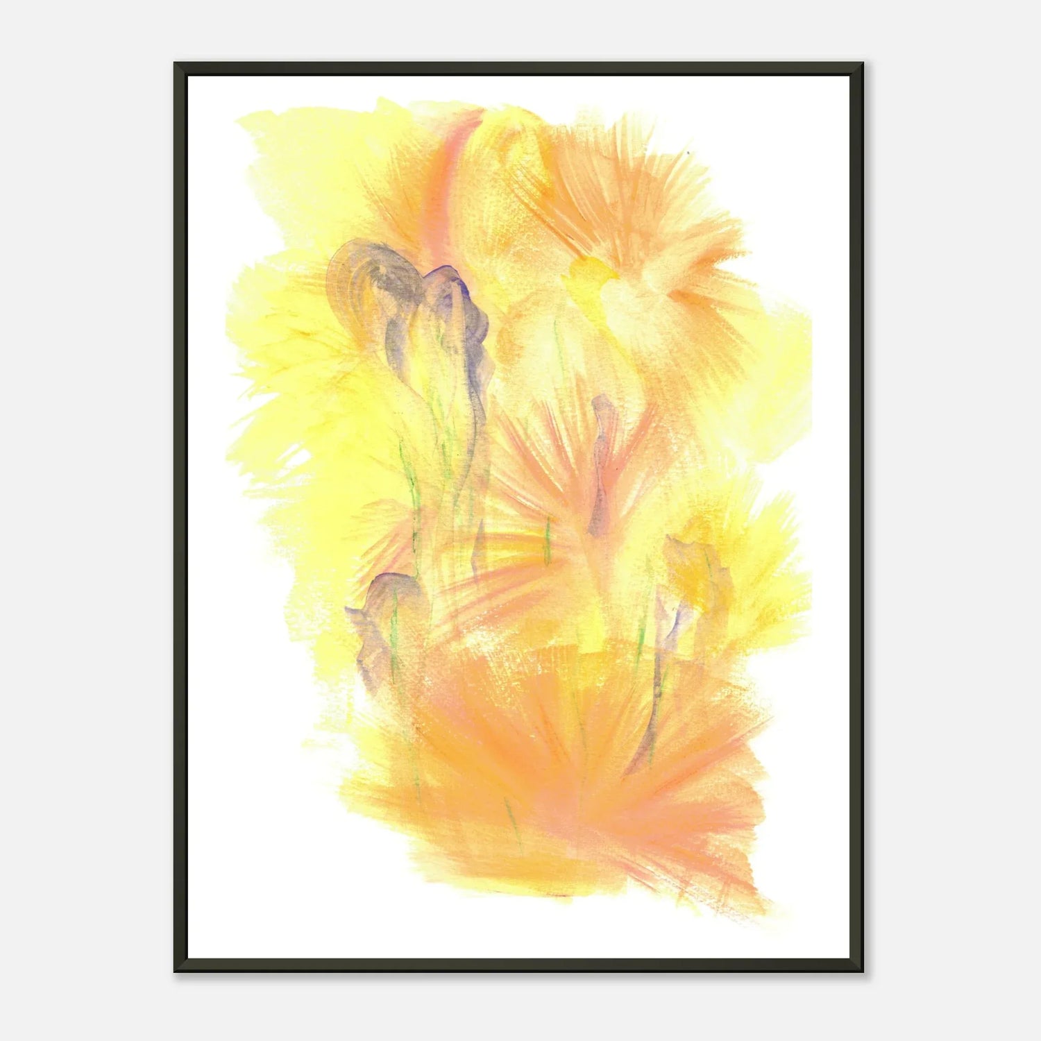 Classic Semi-Glossy Paper Metal Framed Poste Sun Whisper - Laure Leprince - Artiste Peintre