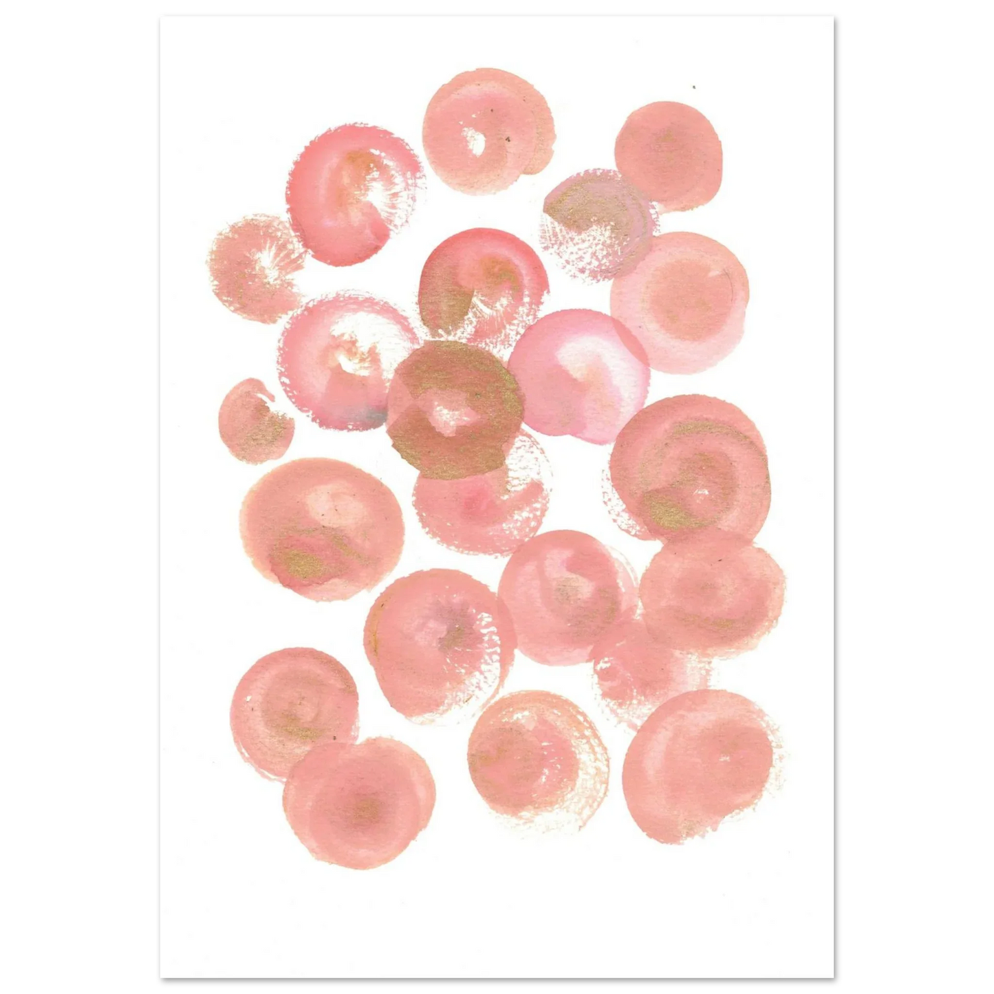Premium Matte Paper Poster Aquarelle Originale RDJ3-4 - Laure Leprince - Artiste Peintre