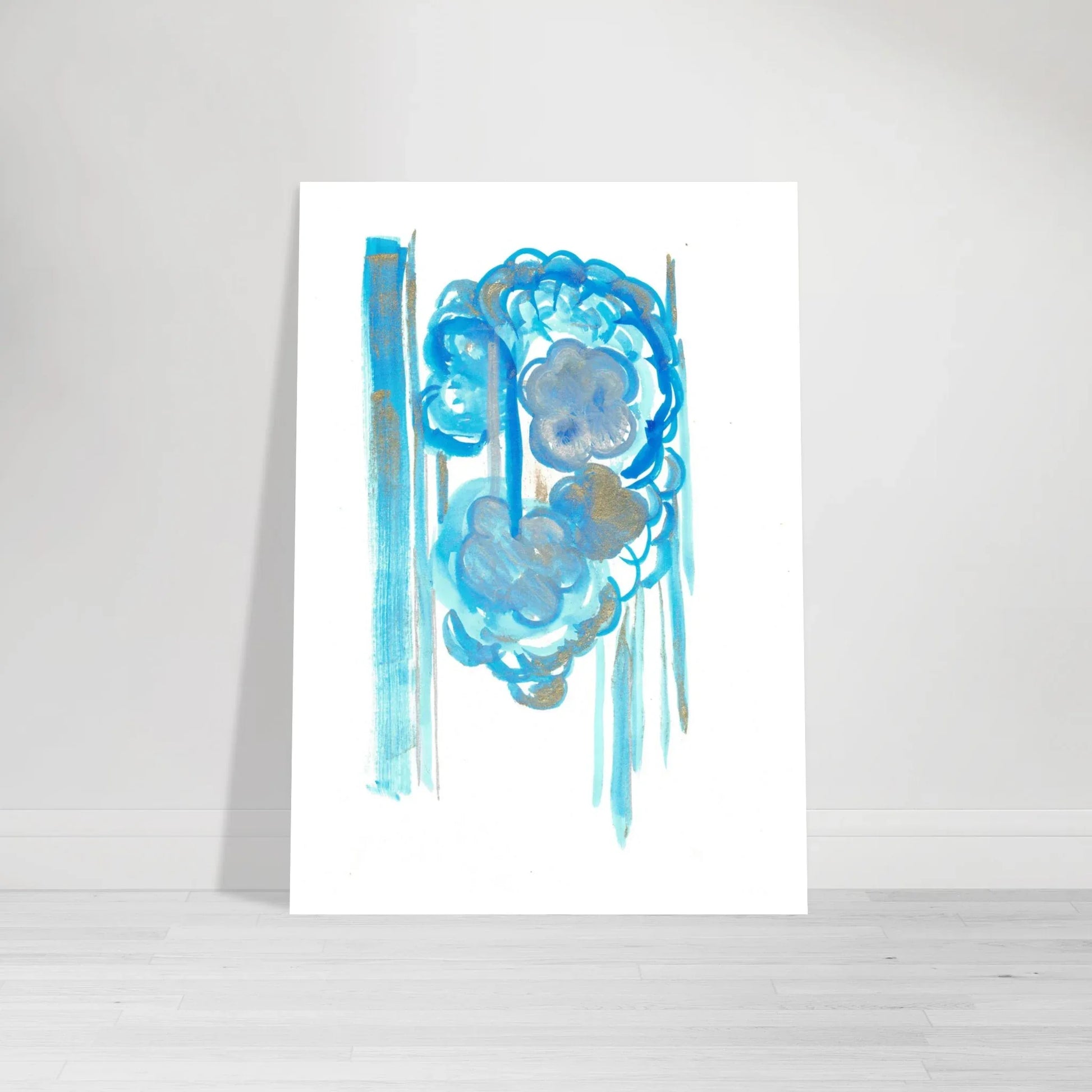 Premium Matte Paper Poster Aquarelle Originale RDJ3-18 - Laure Leprince - Artiste Peintre