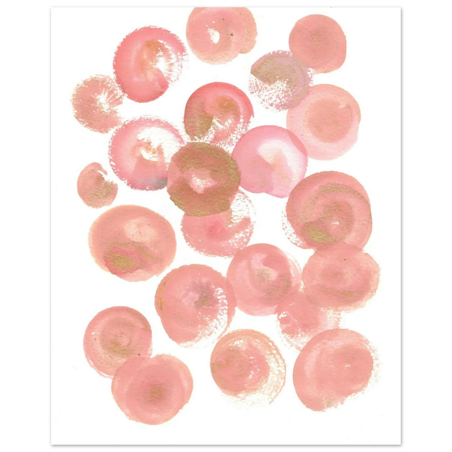 Premium Matte Paper Poster Aquarelle Originale RDJ3-4 - Laure Leprince - Artiste Peintre