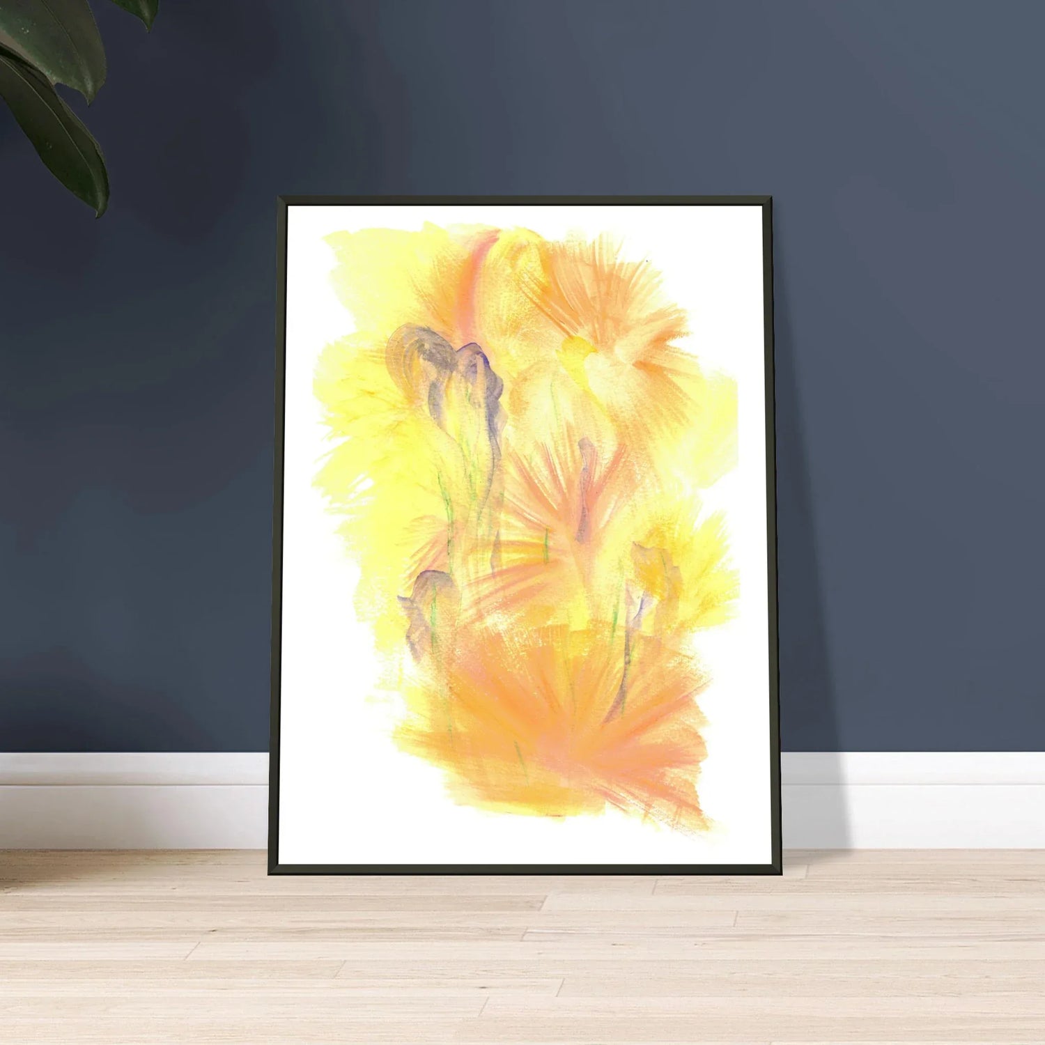 Classic Semi-Glossy Paper Metal Framed Poste Sun Whisper - Laure Leprince - Artiste Peintre