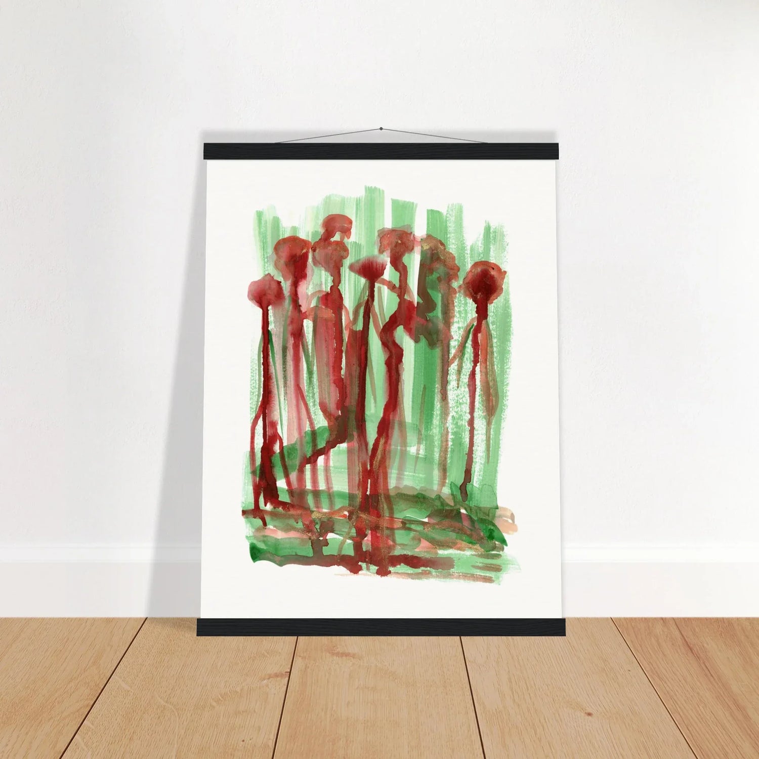 Museum-Quality Matte Paper Poster with Hanger Forest Choir - Laure Leprince - Artiste Peintre