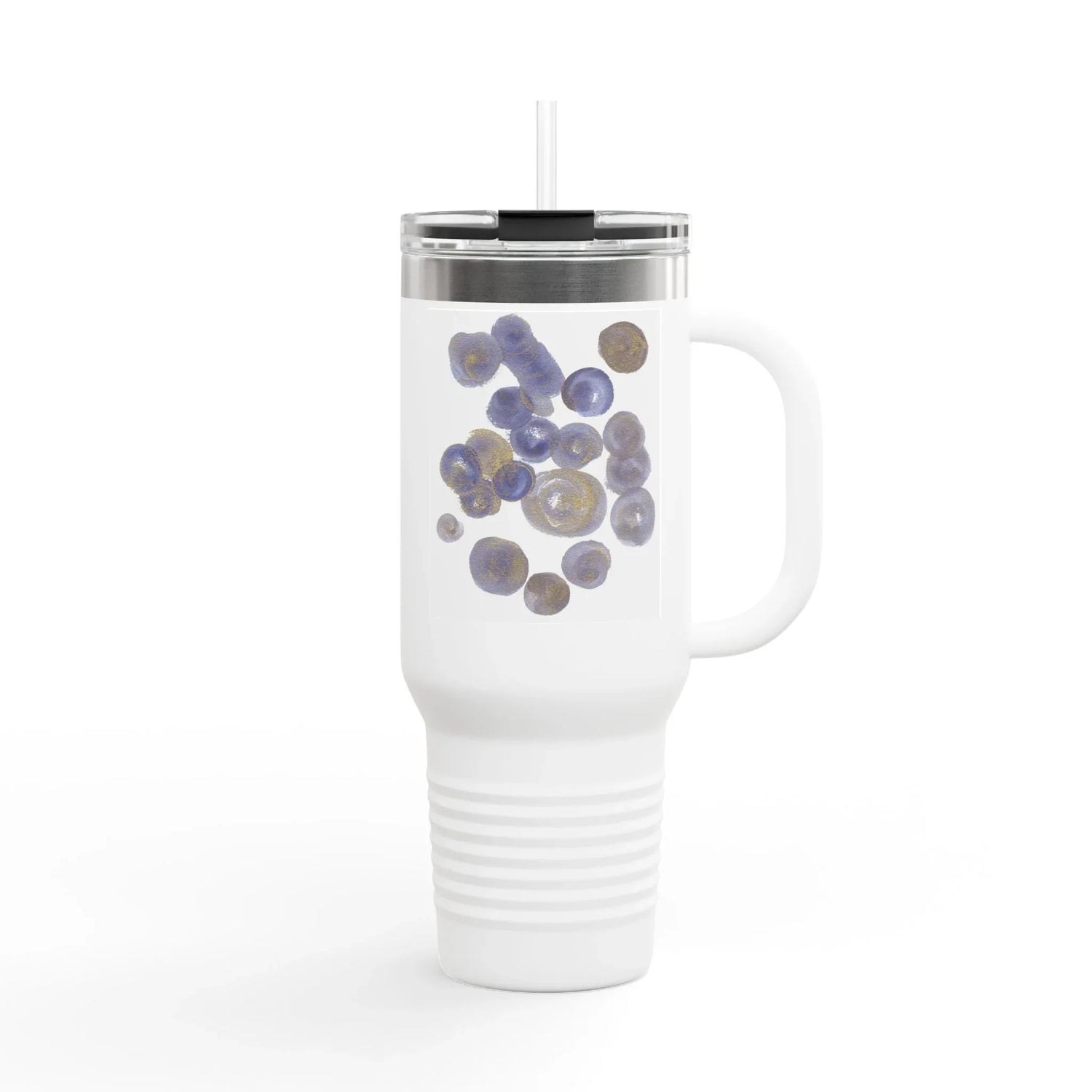 40oz Insulated Travel Mug – Speres Watercolor Design - Laure Leprince - Artiste Peintre