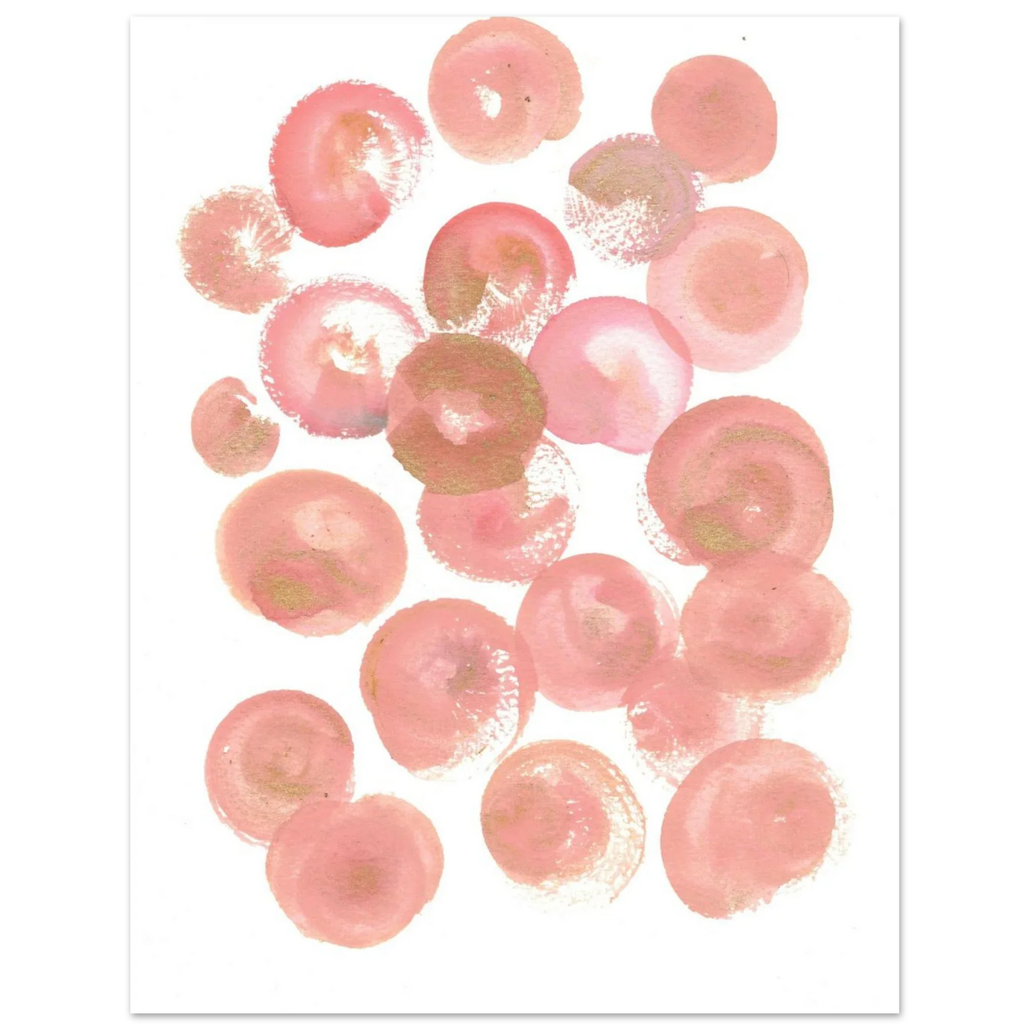 Premium Matte Paper Poster Aquarelle Originale RDJ3-4 - Laure Leprince - Artiste Peintre
