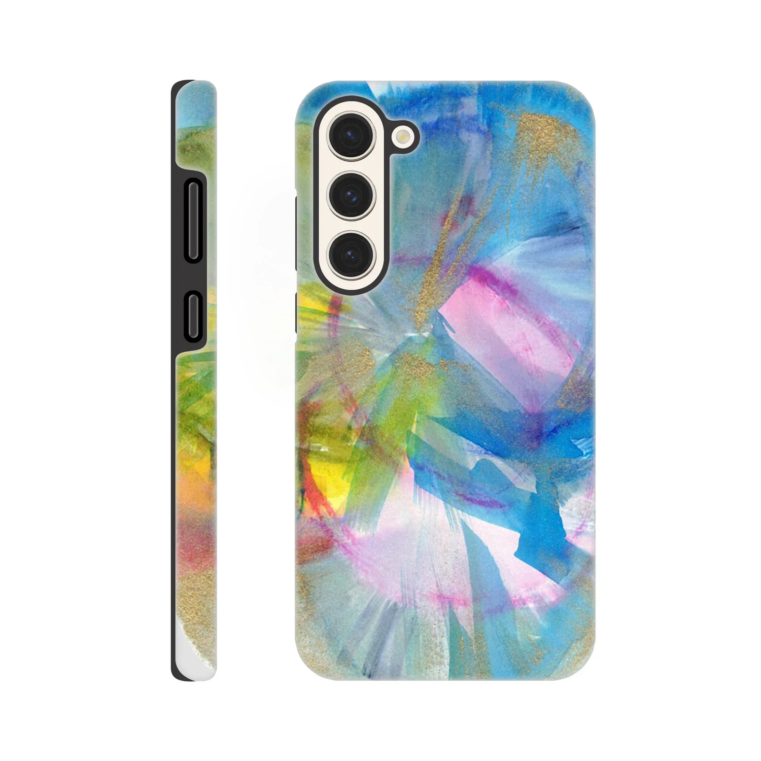 Premium Samsung Tough Case – Design Artistique Crystal Bloom - Laure Leprince - Artiste Peintre