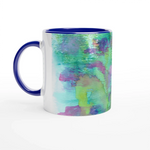 Mug en Céramique 11oz –Eclosions Sauvages - Laure Leprince - Artiste Peintre