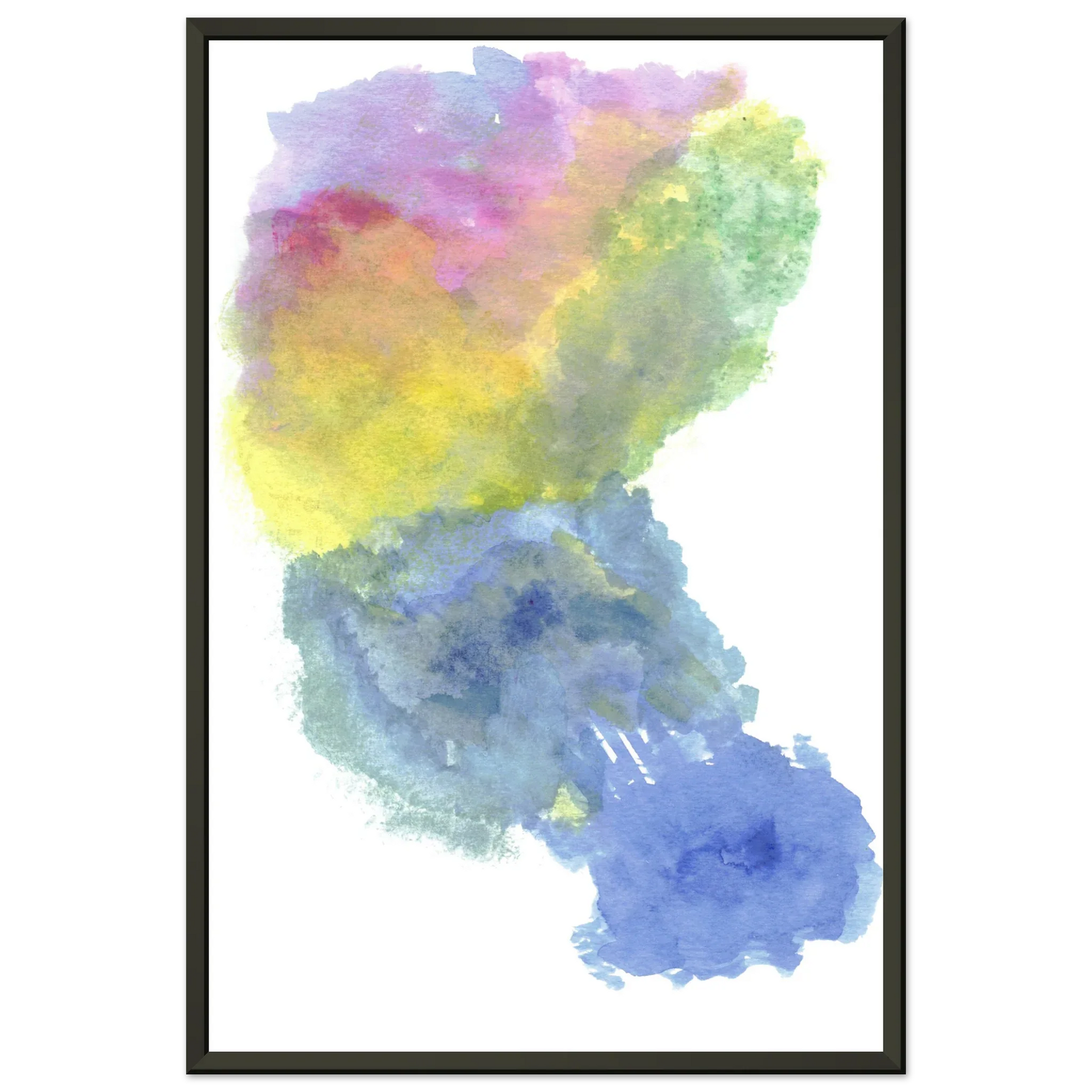 Classic Semi-Glossy Paper Aluminium Framed Poste Aurora Drift - Laure Leprince - Artiste Peintre