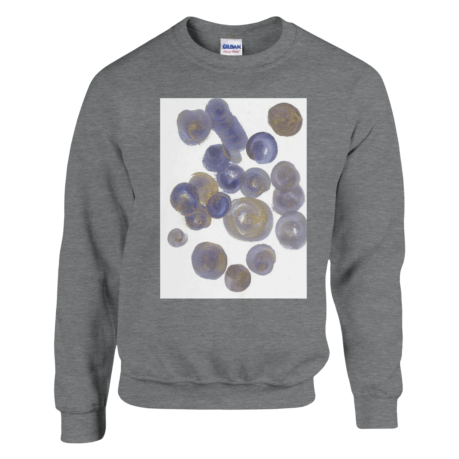 Sweatshirt Unisexe Classique Spheres – Impression Artistique Multicolore - Laure Leprince - Artiste Peintre