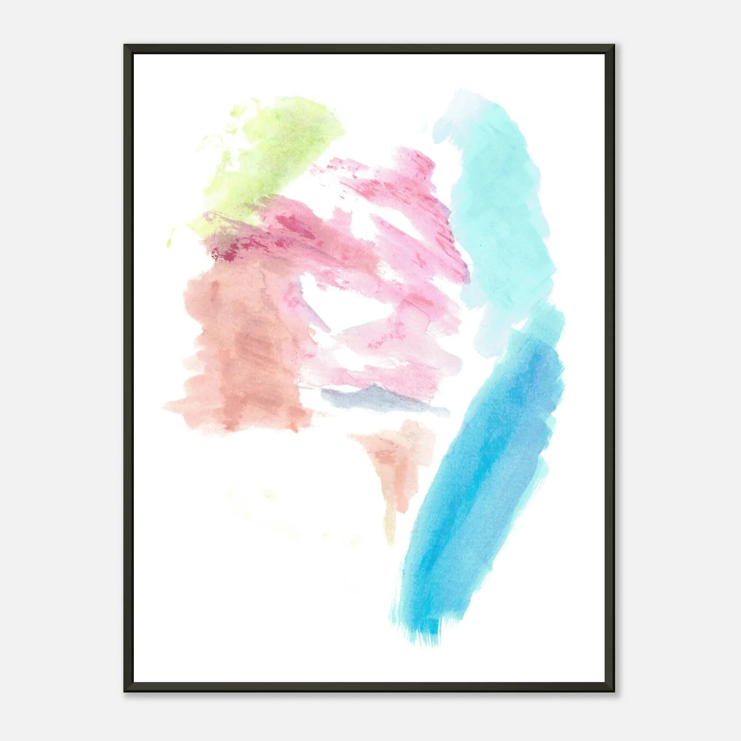 Classic Semi-Glossy Paper Metal Framed Poste Aurore Pastel - Laure Leprince - Artiste Peintre