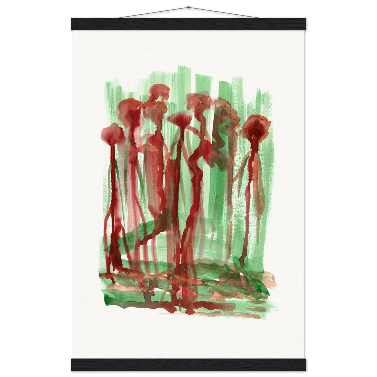 Museum-Quality Matte Paper Poster with Hanger Forest Choir - Laure Leprince - Artiste Peintre