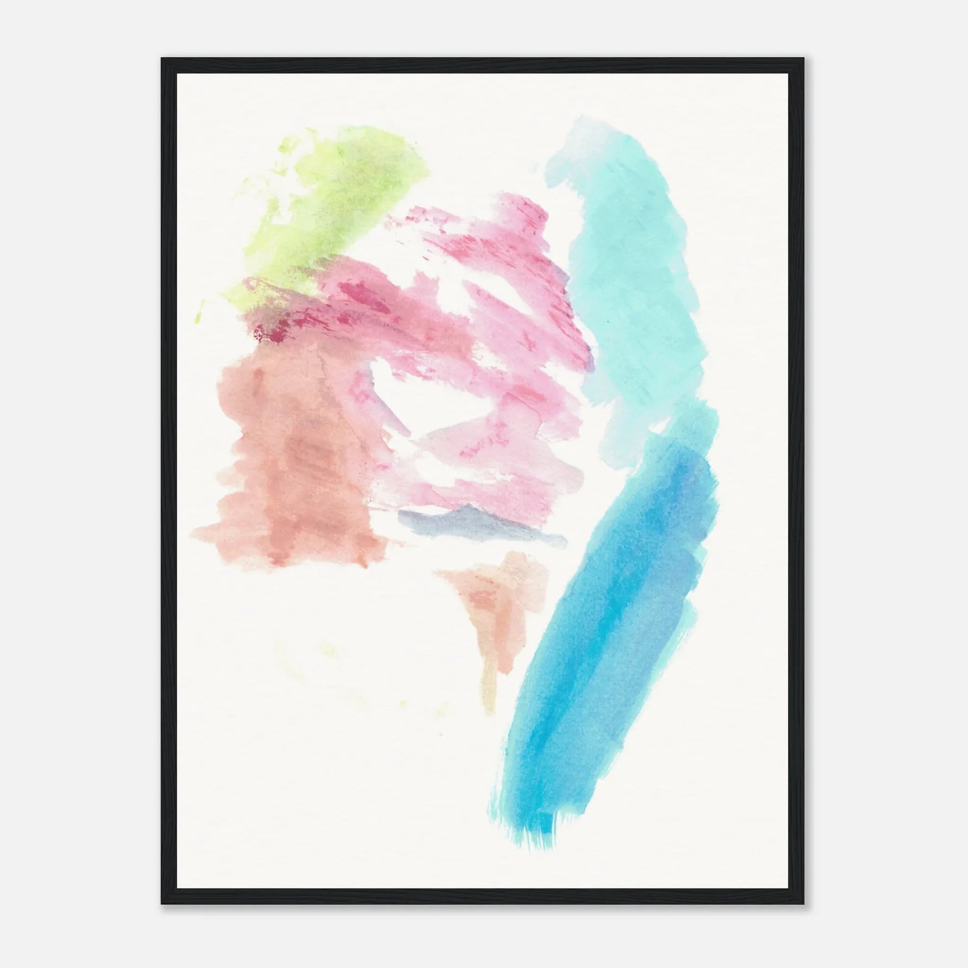 Affiche Encadrée Museum-Quality Matte Paper Wooden Framed Aurore Pastel - Laure Leprince - Artiste Peintre