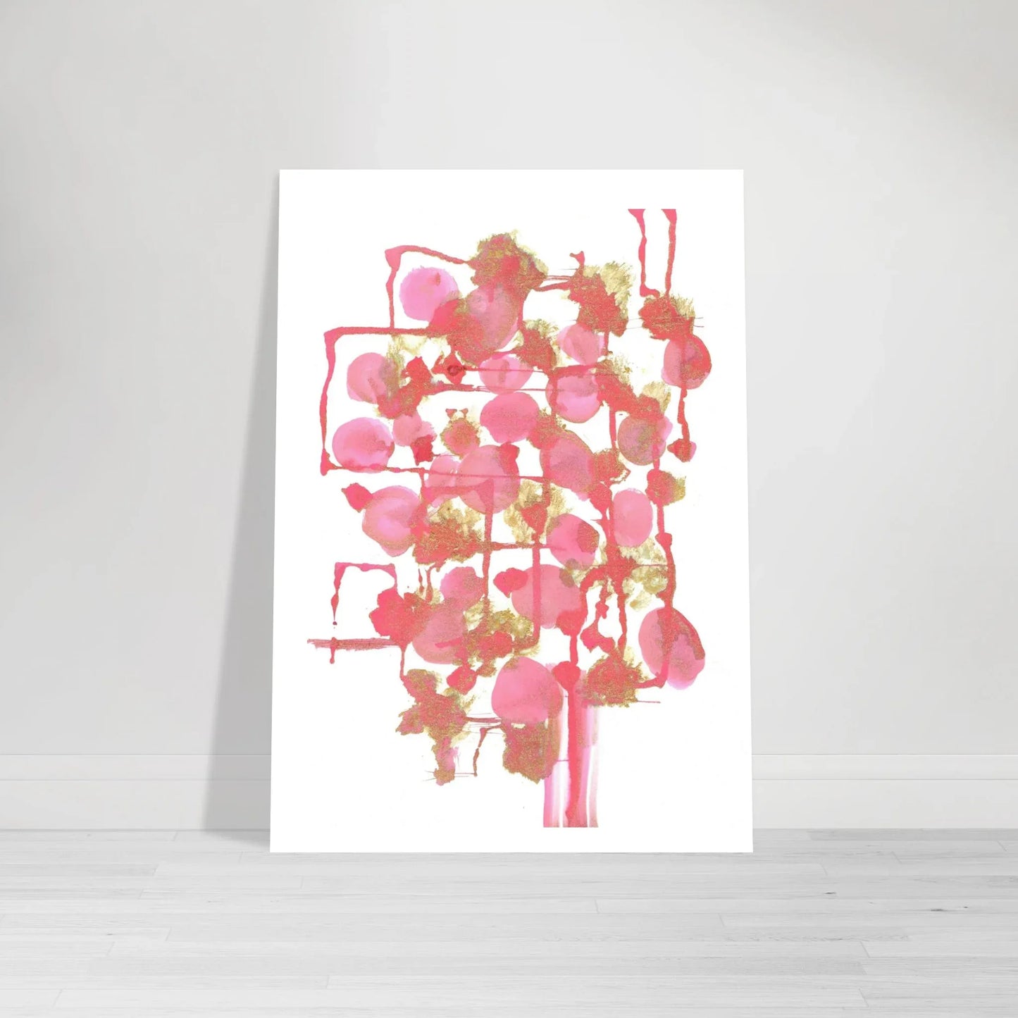 Premium Matte Paper Poster Aquarelle Originale RDJ3-11 - Laure Leprince - Artiste Peintre