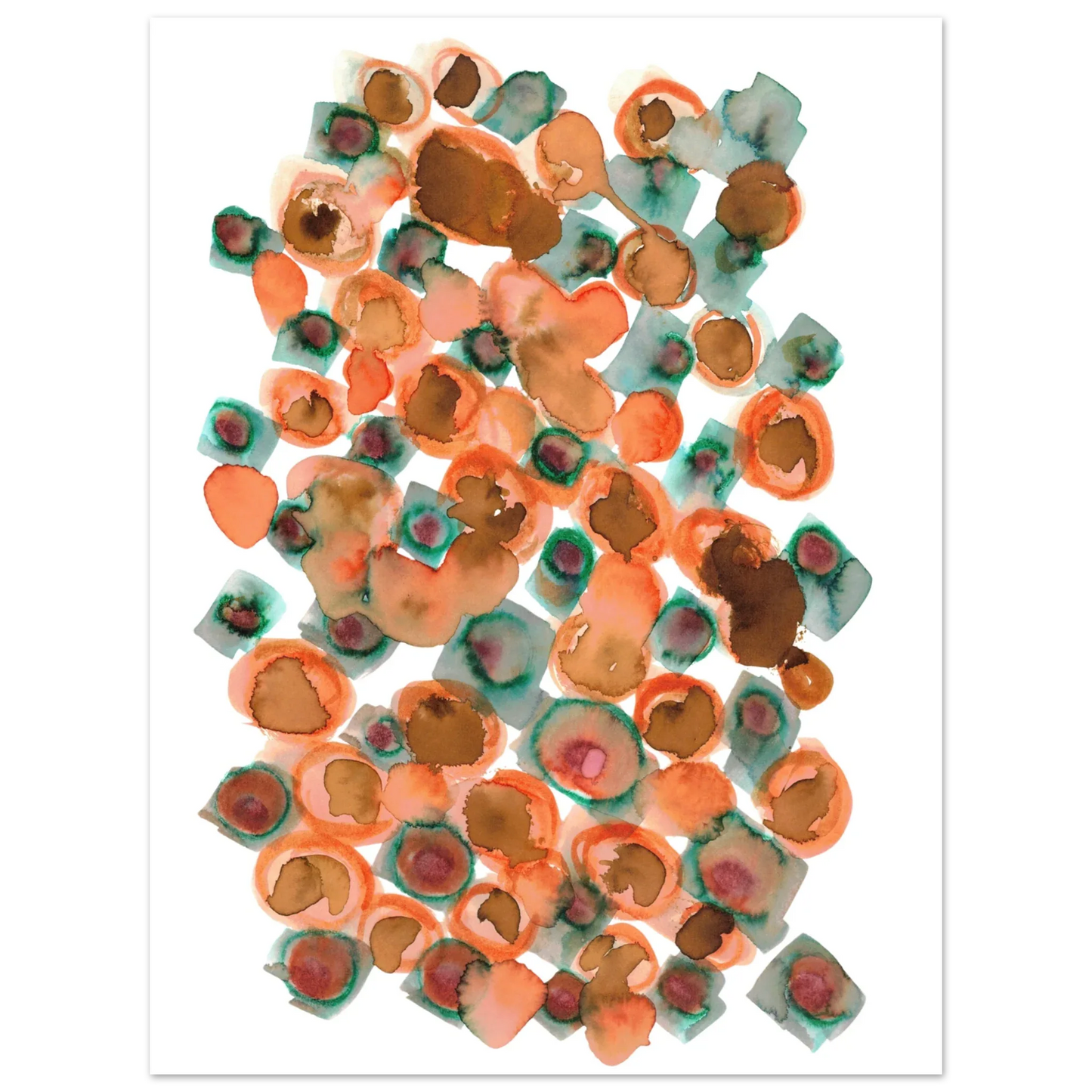 Affiche premium sur papier mat Constellation D'ambre – Art mural de qualité supérieure - Laure Leprince - Artiste Peintre