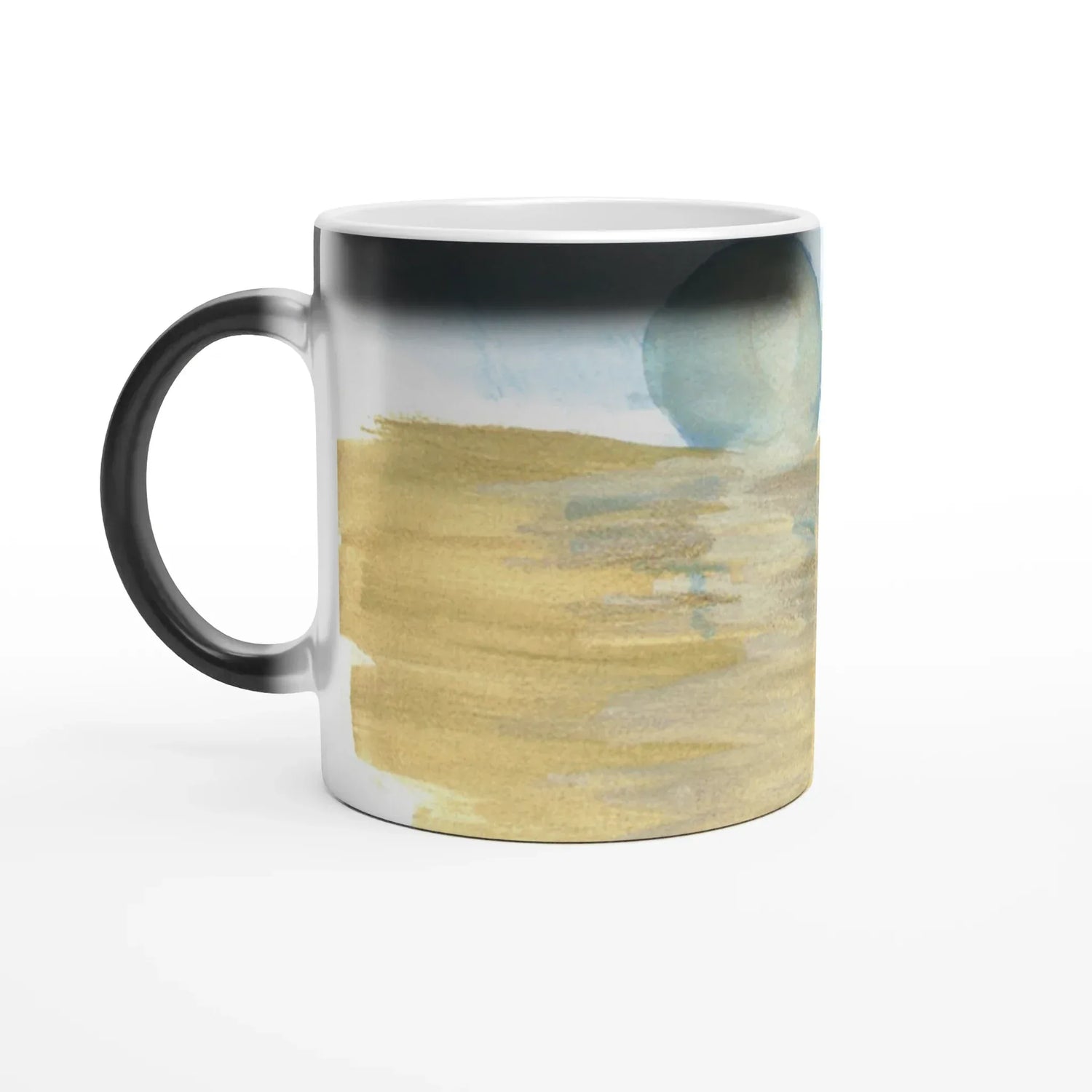 Mug magique en céramique 325 ml – Révèlez votre motif à la chaleur Blue Horizon - Laure Leprince - Artiste Peintre