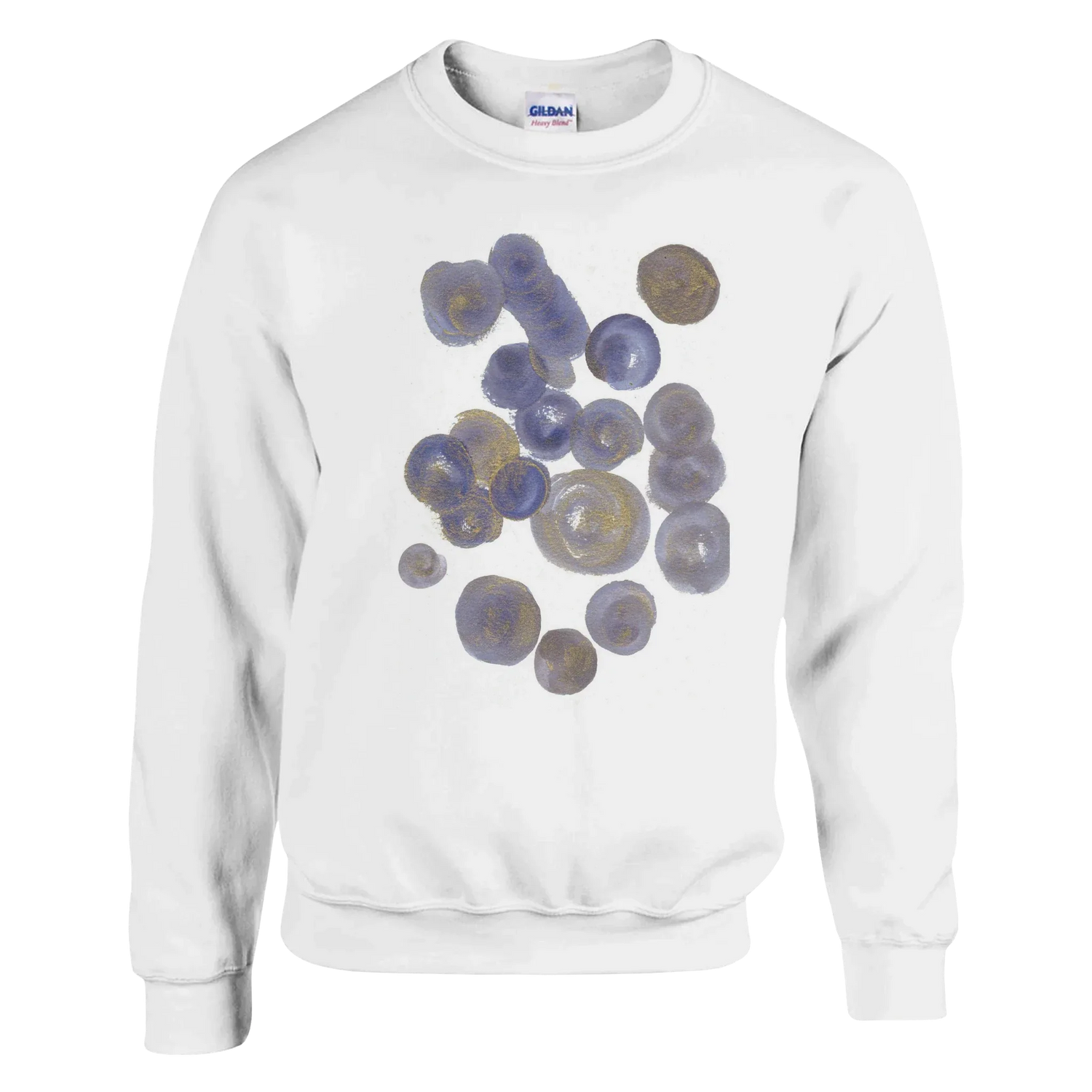 Sweatshirt Unisexe Classique Spheres – Impression Artistique Multicolore - Laure Leprince - Artiste Peintre