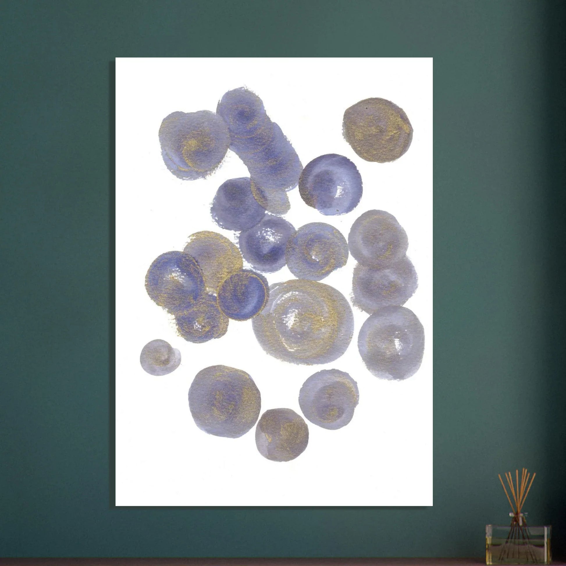 Premium Matte Paper Poster Aquarelle Originale RDJ3-6 - Laure Leprince - Artiste Peintre