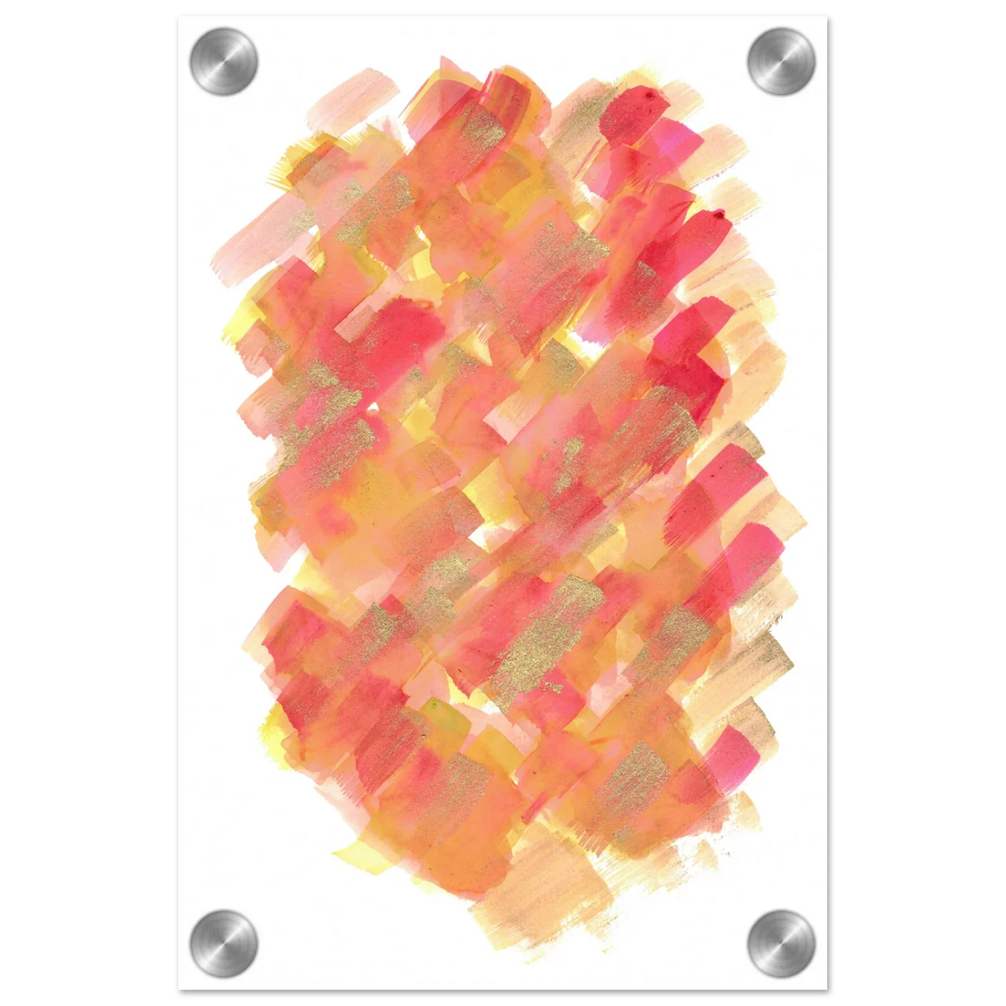 Impression sur acrylique brillante Sunset Ember| Art contemporain par Laure Leprince - Laure Leprince - Artiste Peintre