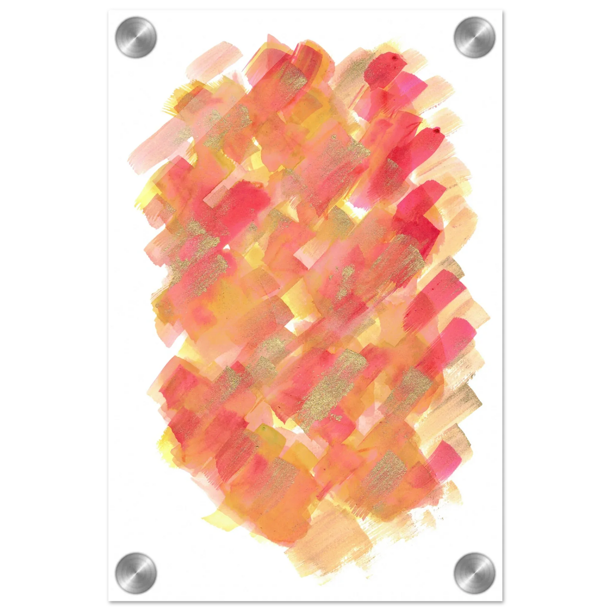 Impression sur acrylique brillante Sunset Ember| Art contemporain par Laure Leprince - Laure Leprince - Artiste Peintre