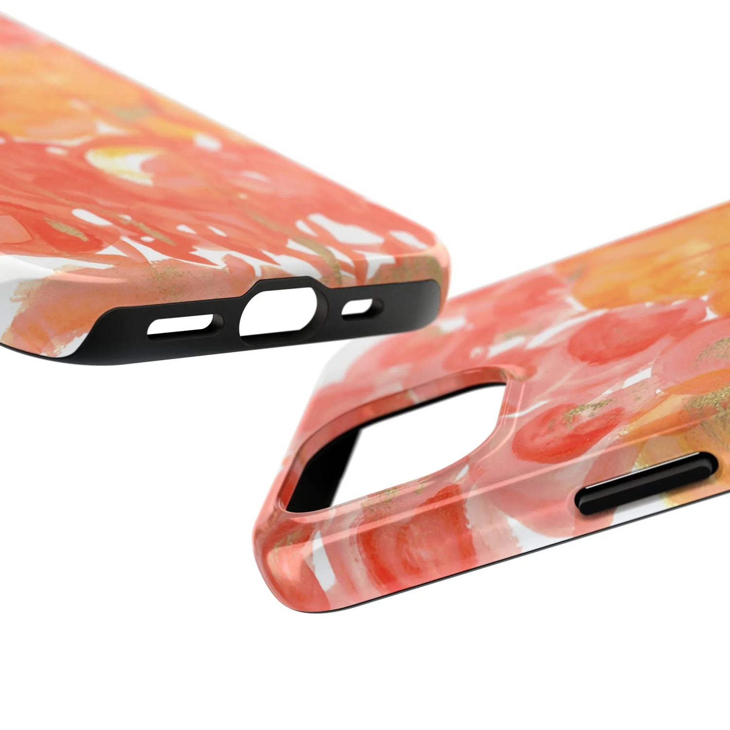 Tough iPhone Case Sunrice Flora — Watercolor - Laure Leprince - Artiste Peintre