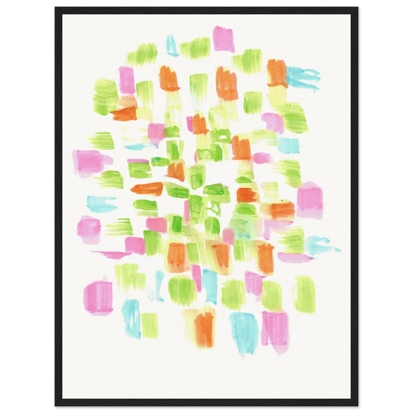 Affiche Encadrée Museum-Quality Matte Paper Wooden Framed Poste Pastel Mosaïc - Laure Leprince - Artiste Peintre