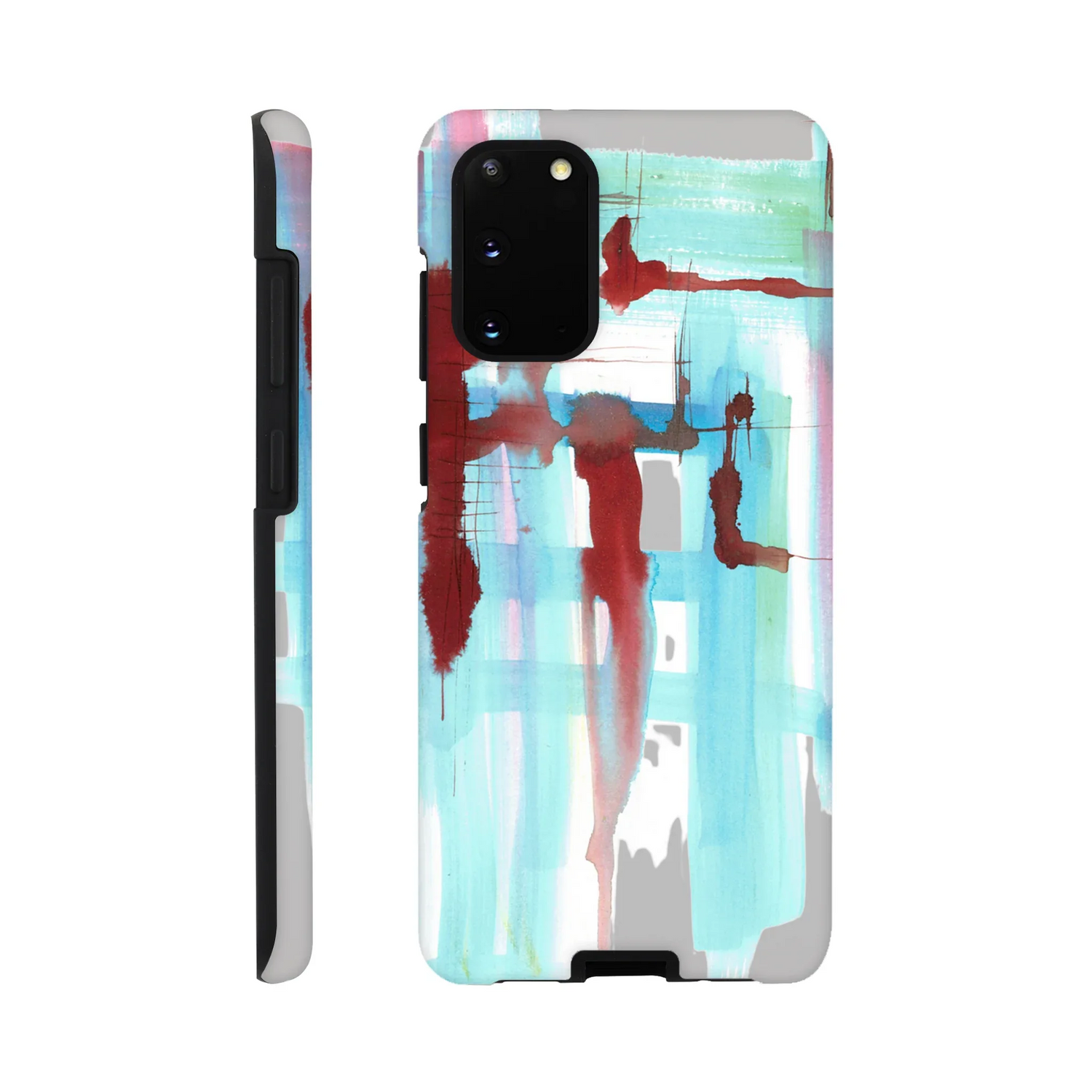 Coque Samsung Tough Case – Design Artistique "Structures Liquides" - Laure Leprince - Artiste Peintre