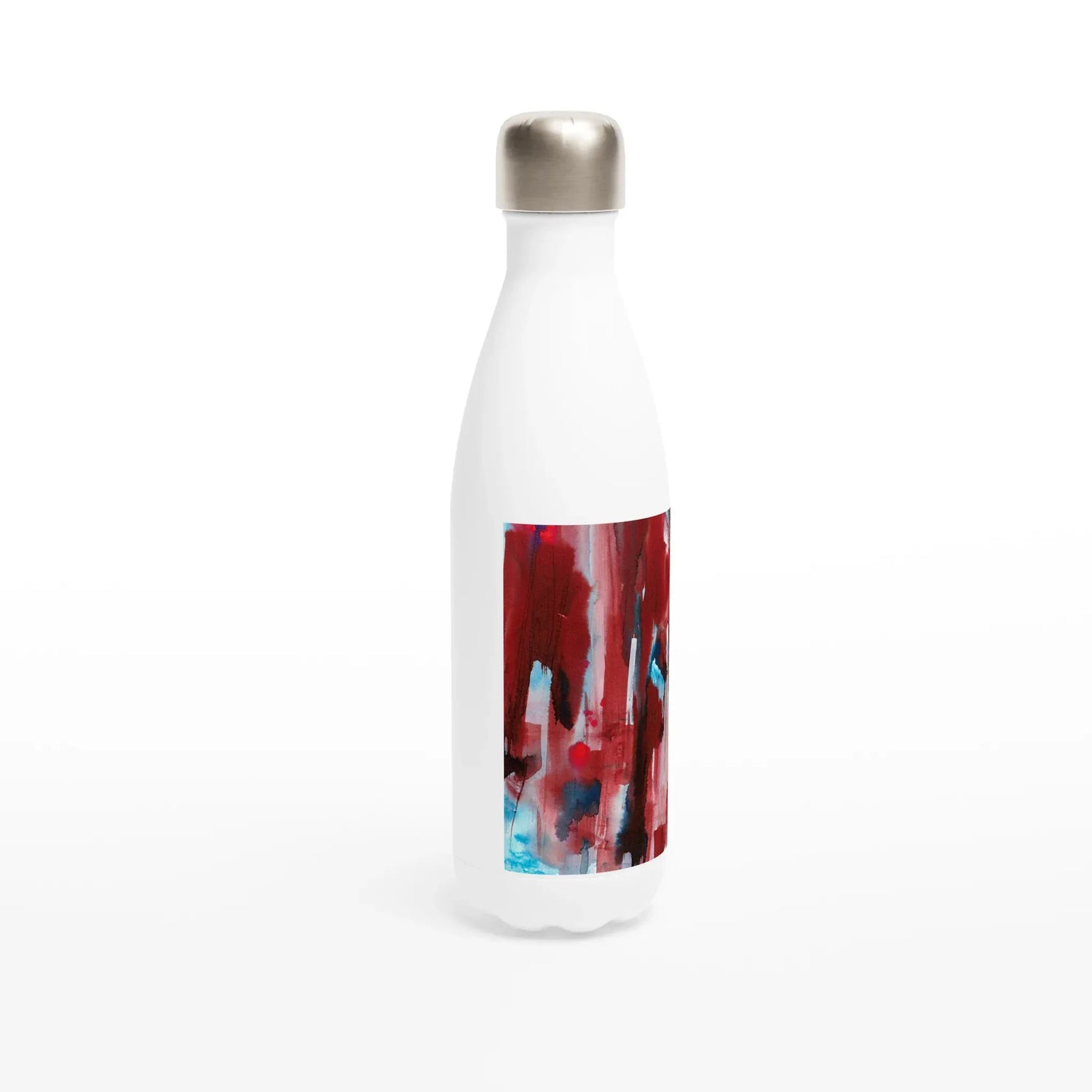 Bouteille isotherme en acier inoxydable 500 ml Crimson Tower – Design artistique exclusif - Laure Leprince - Artiste Peintre