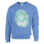 Sweatshirt Unisexe Classique Aqua Bloom – Impression Artistique Multicolore - Laure Leprince - Artiste Peintre
