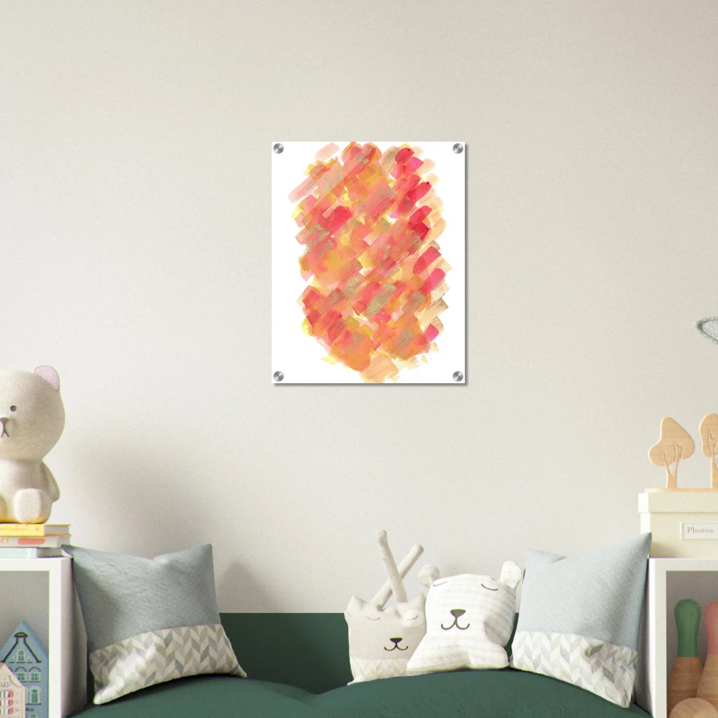 Impression sur acrylique brillante Sunset Ember| Art contemporain par Laure Leprince - Laure Leprince - Artiste Peintre