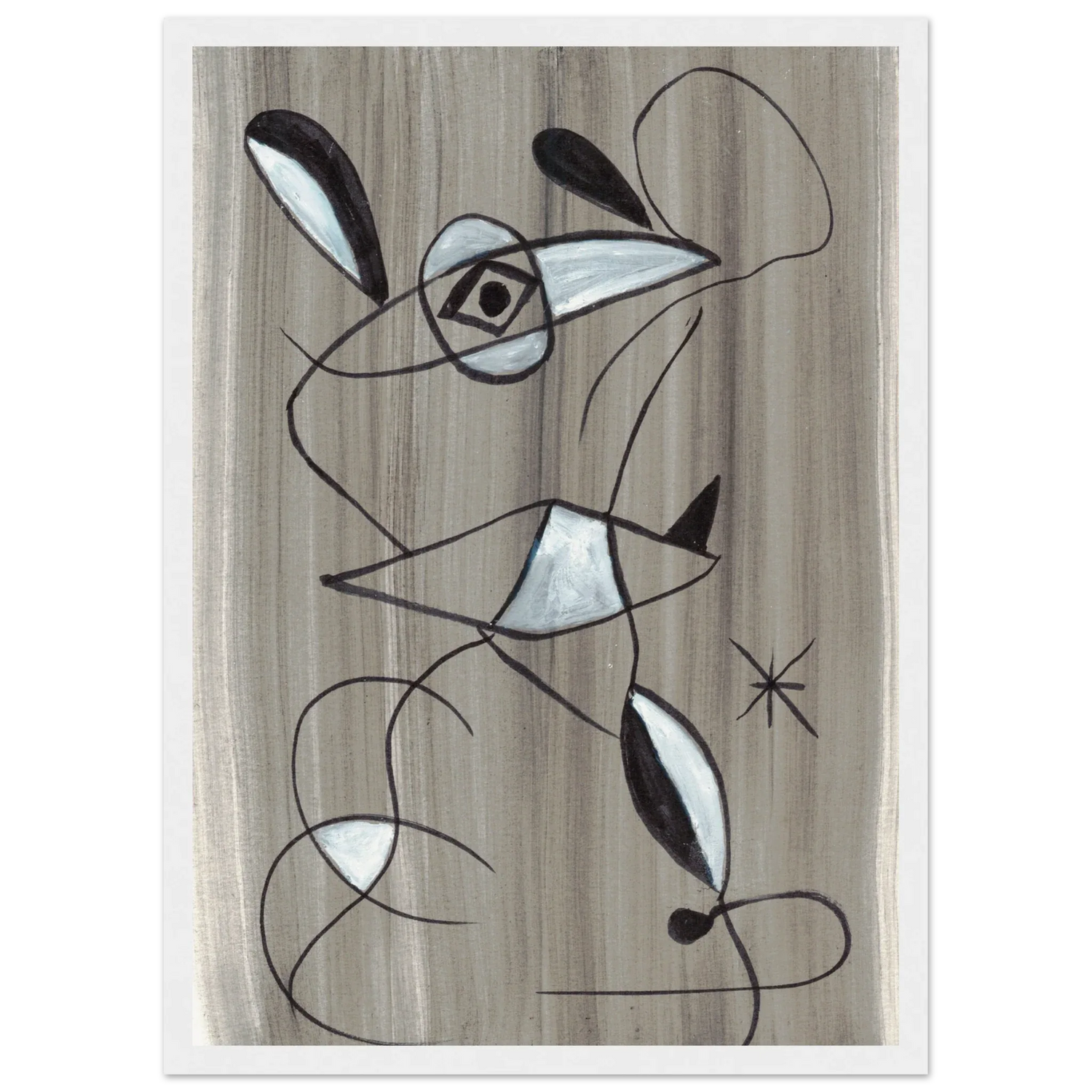 Affiche encadrée bois | Papier mat qualité musée | Aquarelle originale Laure Leprince - Laure Leprince - Artiste Peintre