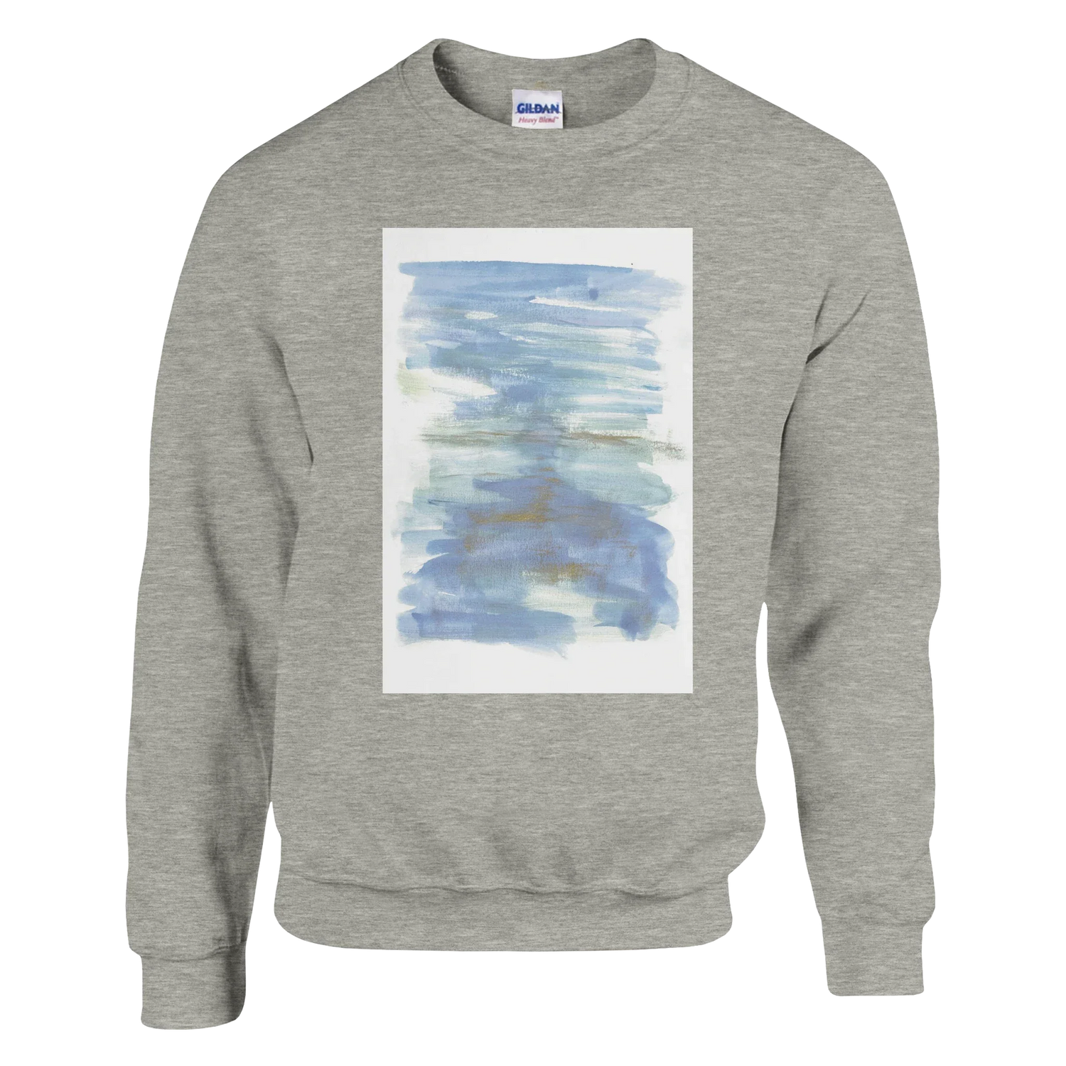 Sweatshirt Unisexe Classique Silent Water– Impression Artistique Multicolore - Laure Leprince - Artiste Peintre
