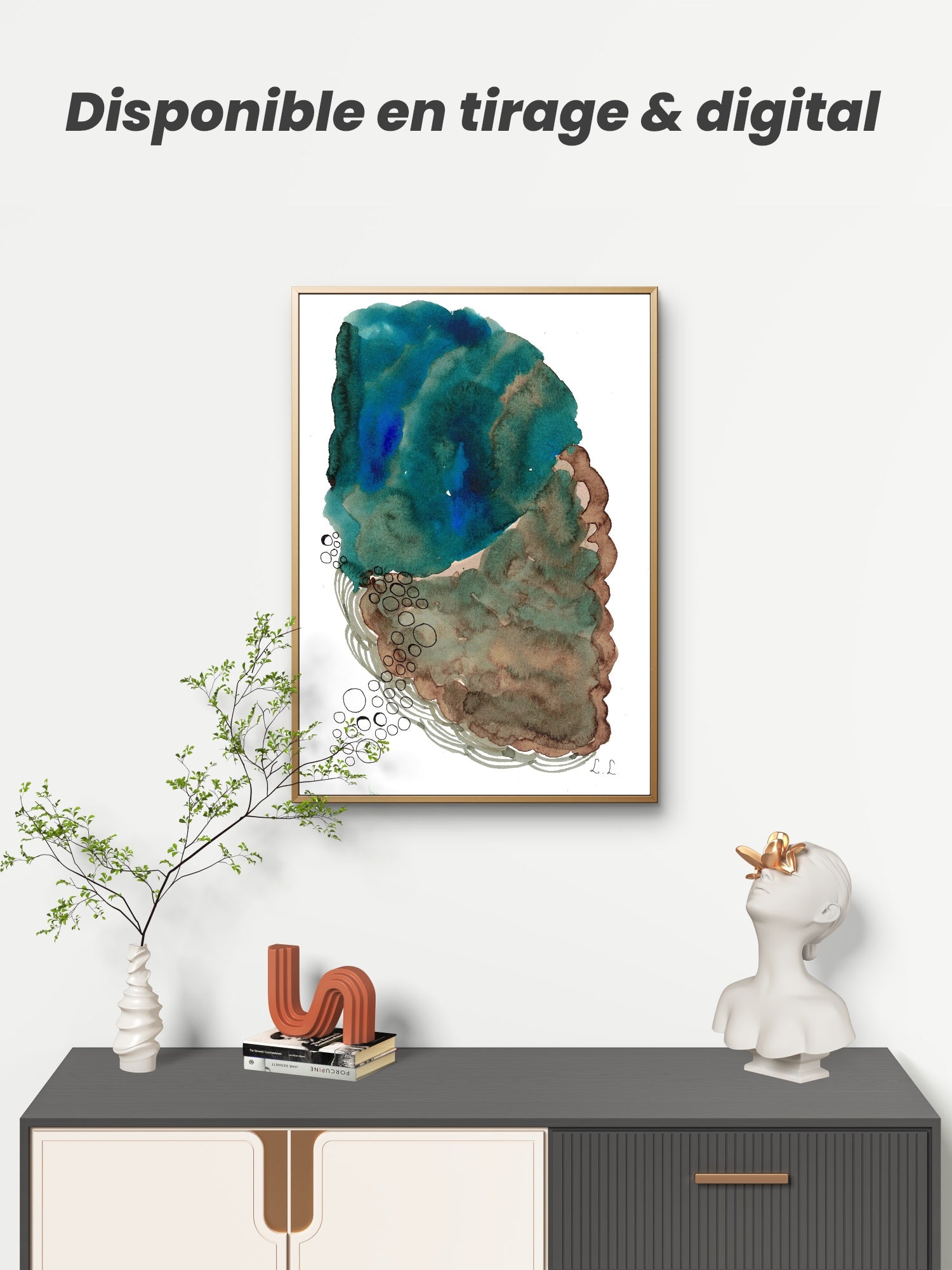 Affiche Récif turquoise