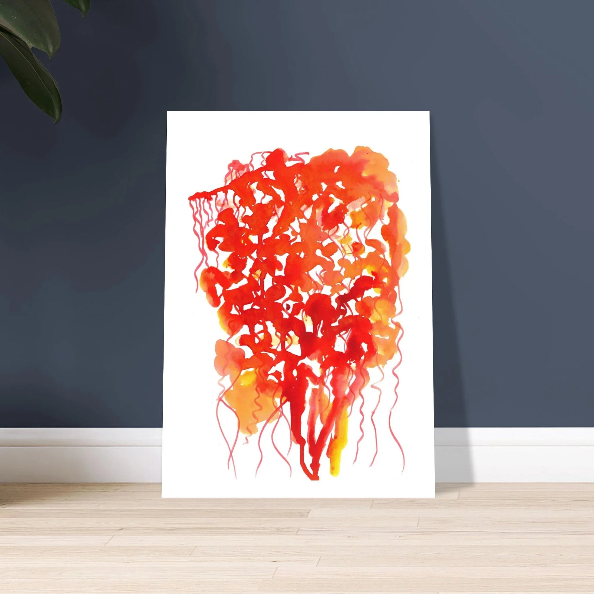 Premium Matte Paper Poster Aquarelle Originale RDJ3-13 - Laure Leprince - Artiste Peintre