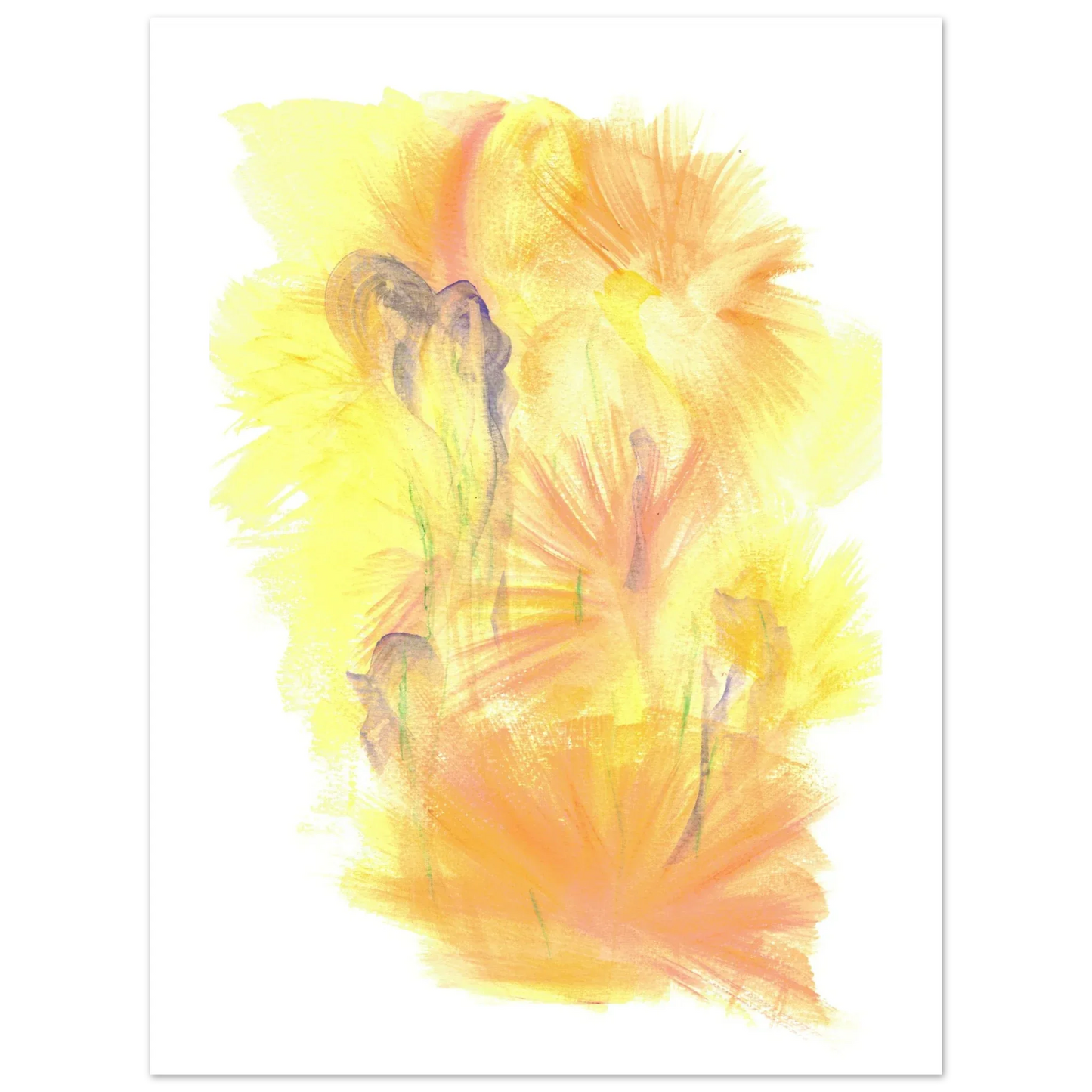 Affiche premium sur papier mat Sun Whisper – Art mural de qualité supérieure - Laure Leprince - Artiste Peintre