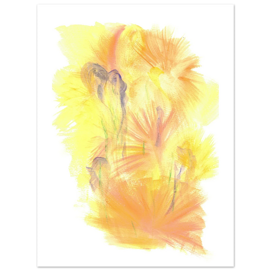 Affiche premium sur papier mat Sun Whisper – Art mural de qualité supérieure - Laure Leprince - Artiste Peintre