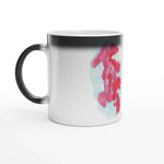 Mug magique en céramique 325 ml Brumes Carmin – Révèlez votre motif à la chaleur - Laure Leprince - Artiste Peintre