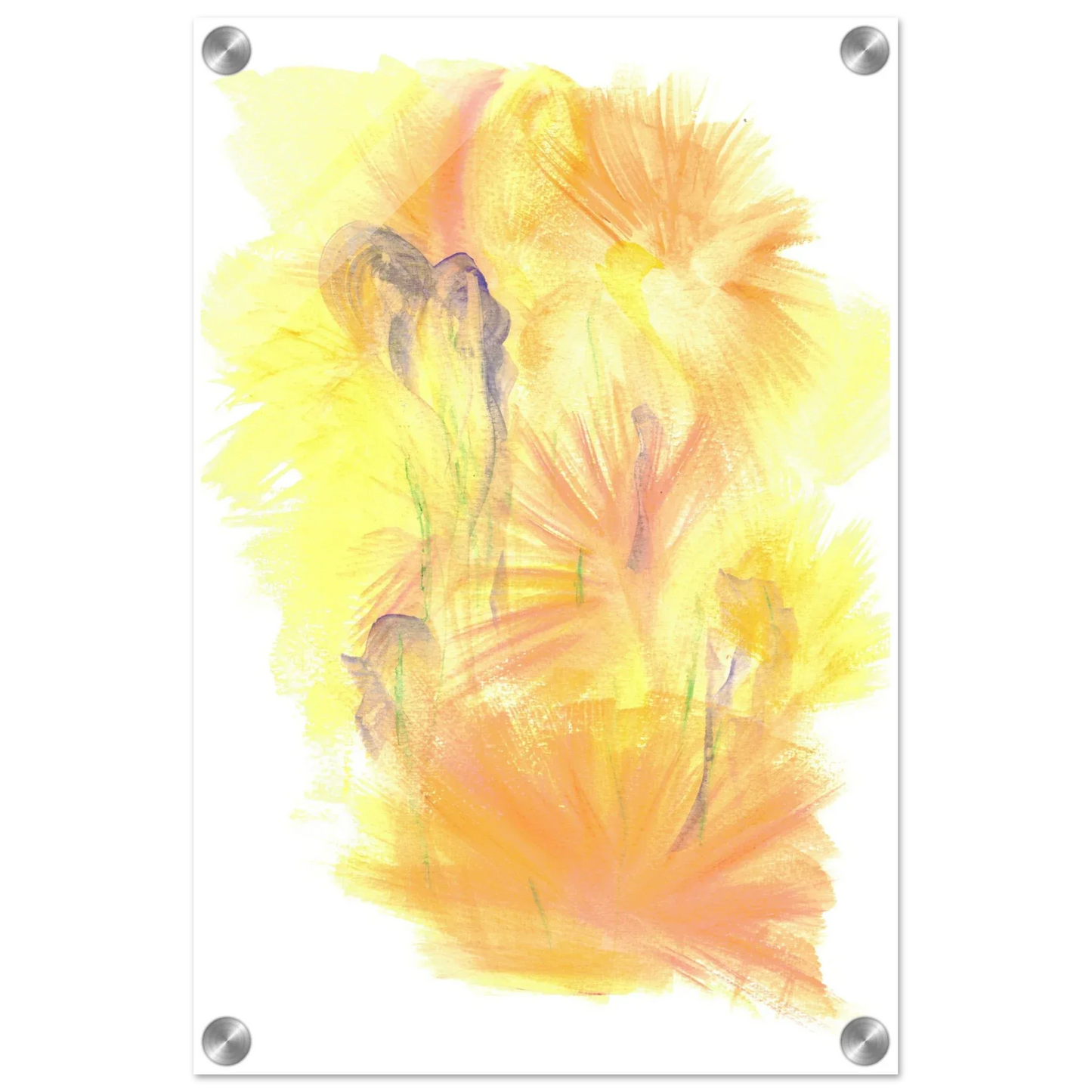Impression sur acrylique brillante Sun Whisper | Art contemporain par Laure Leprince - Laure Leprince - Artiste Peintre