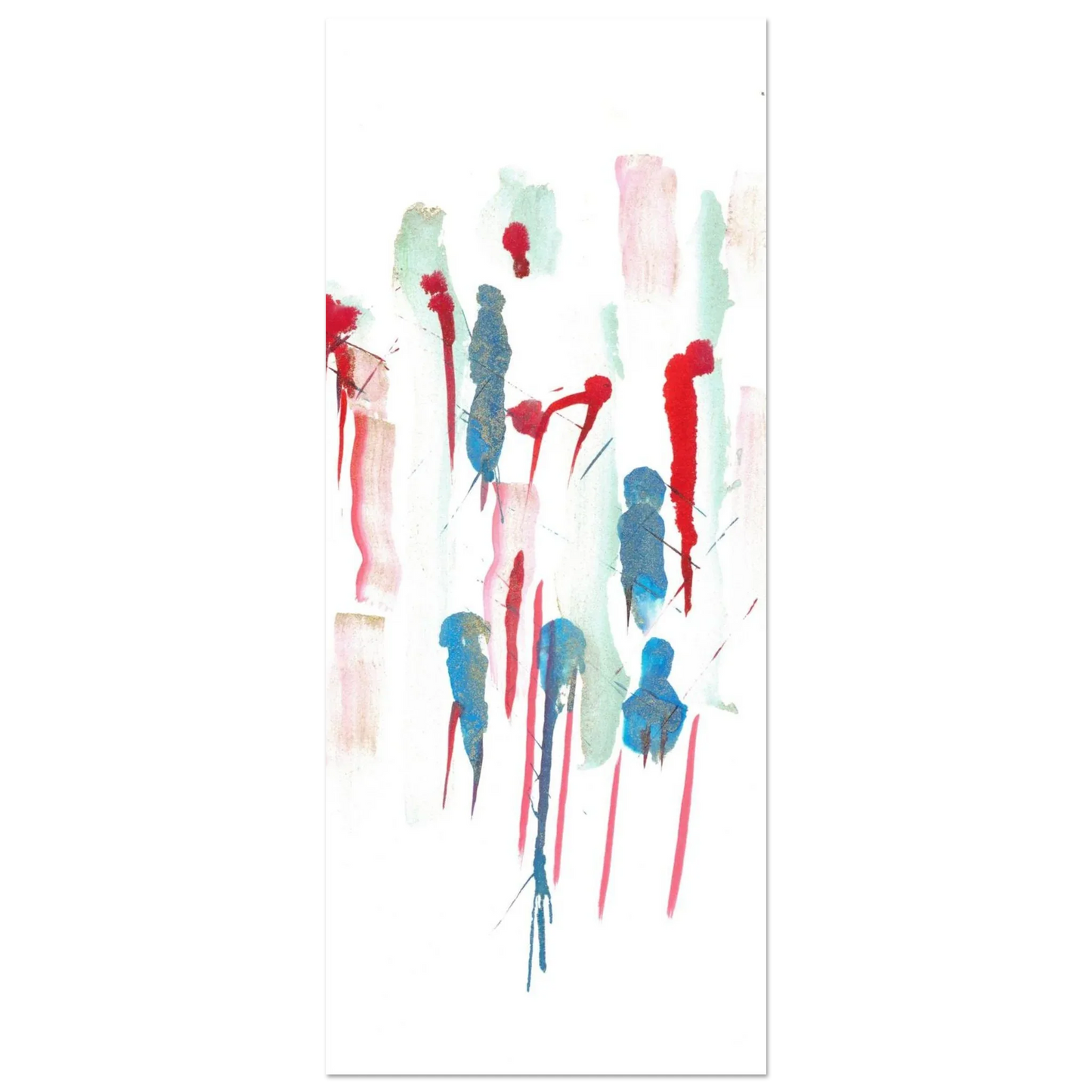 Premium Matte Paper Poster Aquarelle Originale RDJ3-9 - Laure Leprince - Artiste Peintre