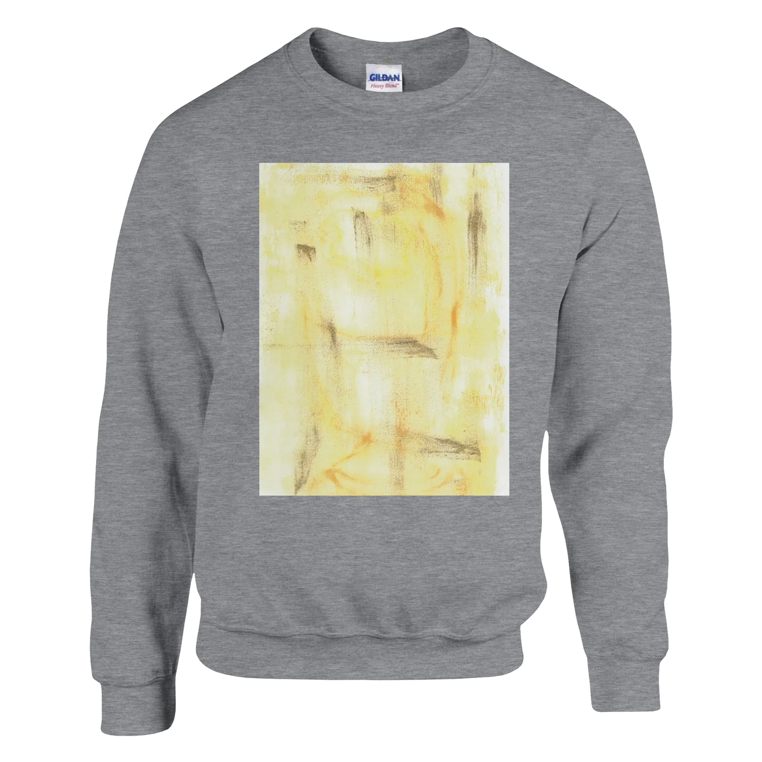 Sweatshirt Unisexe Classique Golden Haze – Impression Artistique Multicolore - Laure Leprince - Artiste Peintre