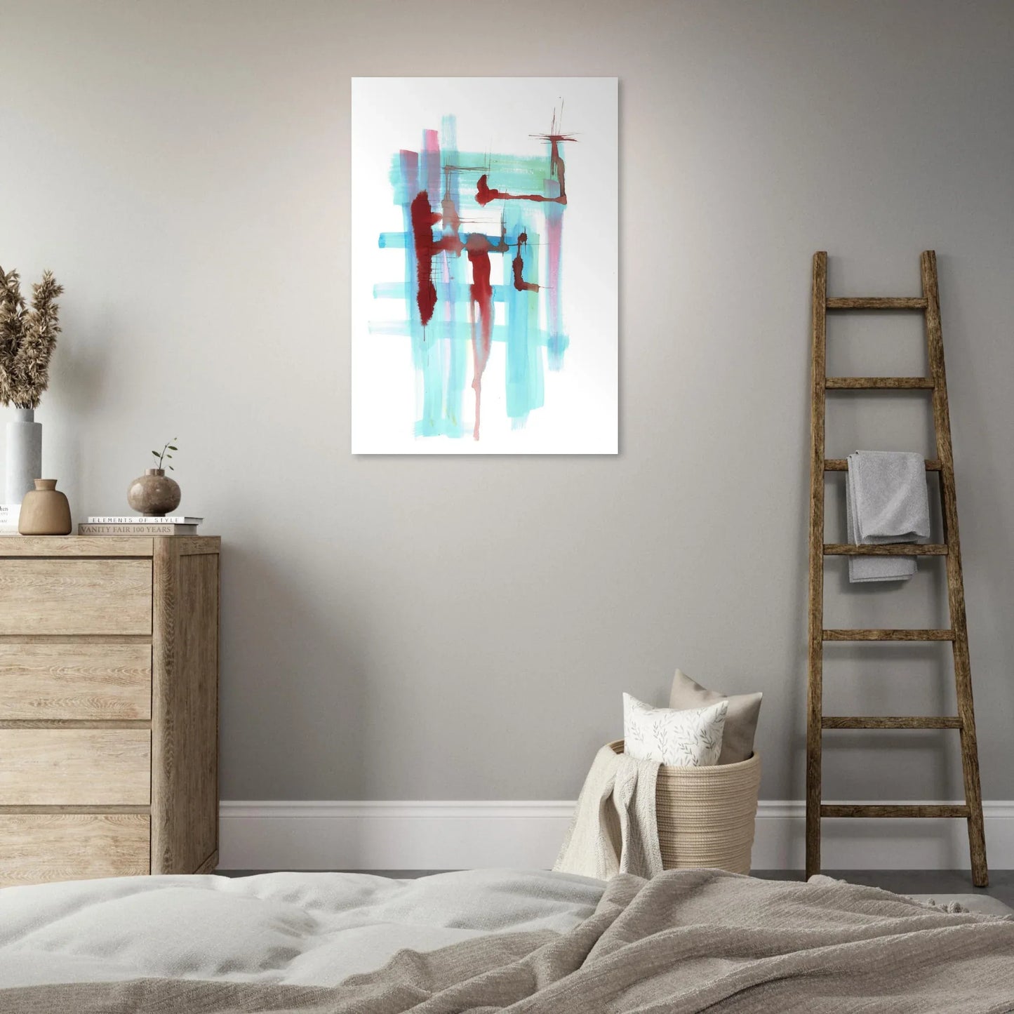 Premium Matte Paper Poster Aquarelle Originale RDJ3-10 - Laure Leprince - Artiste Peintre