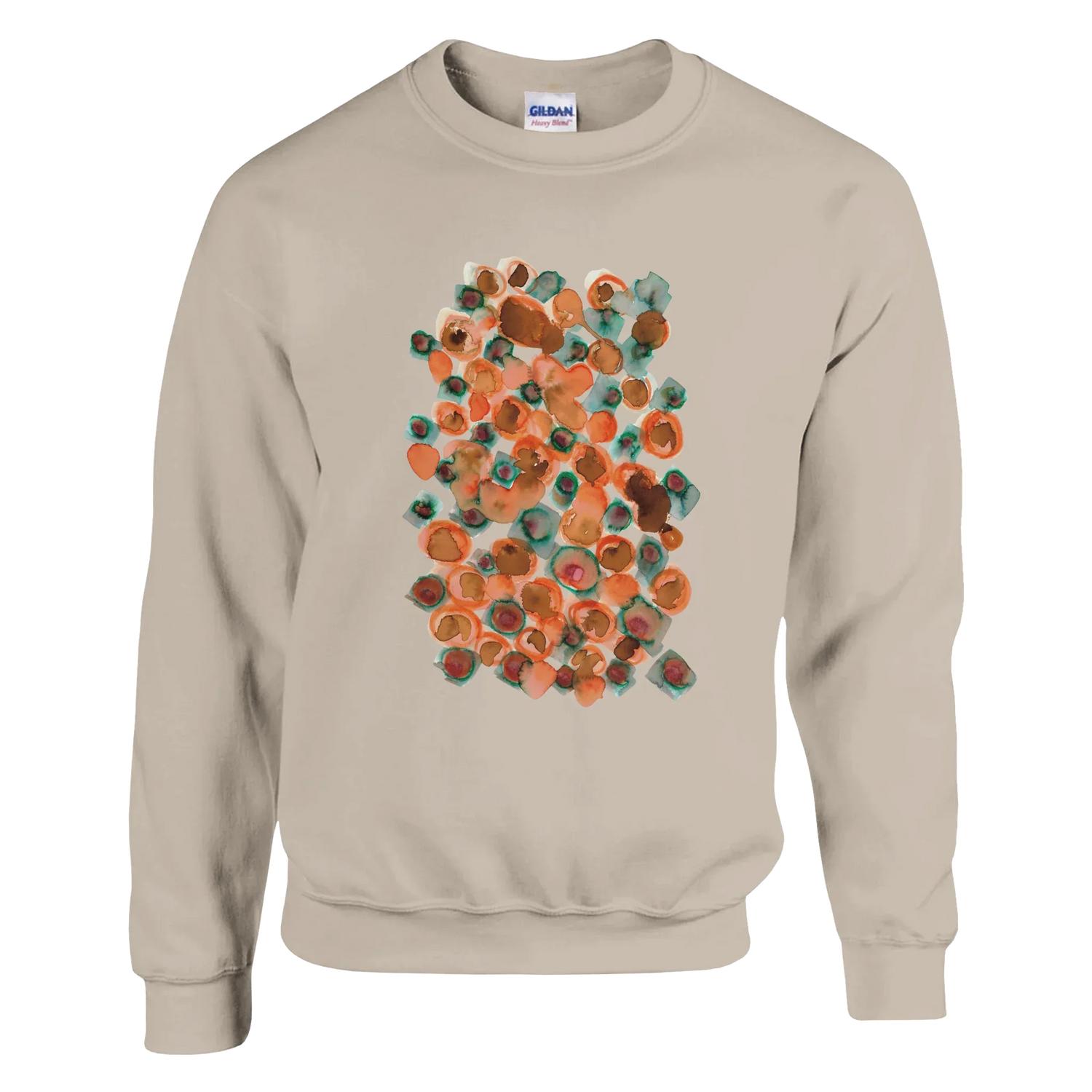 Sweatshirt Unisexe Classique Constellation D'ambre – Impression Artistique Multicolore | Premium Cotton Blend - Laure Leprince - Artiste Peintre