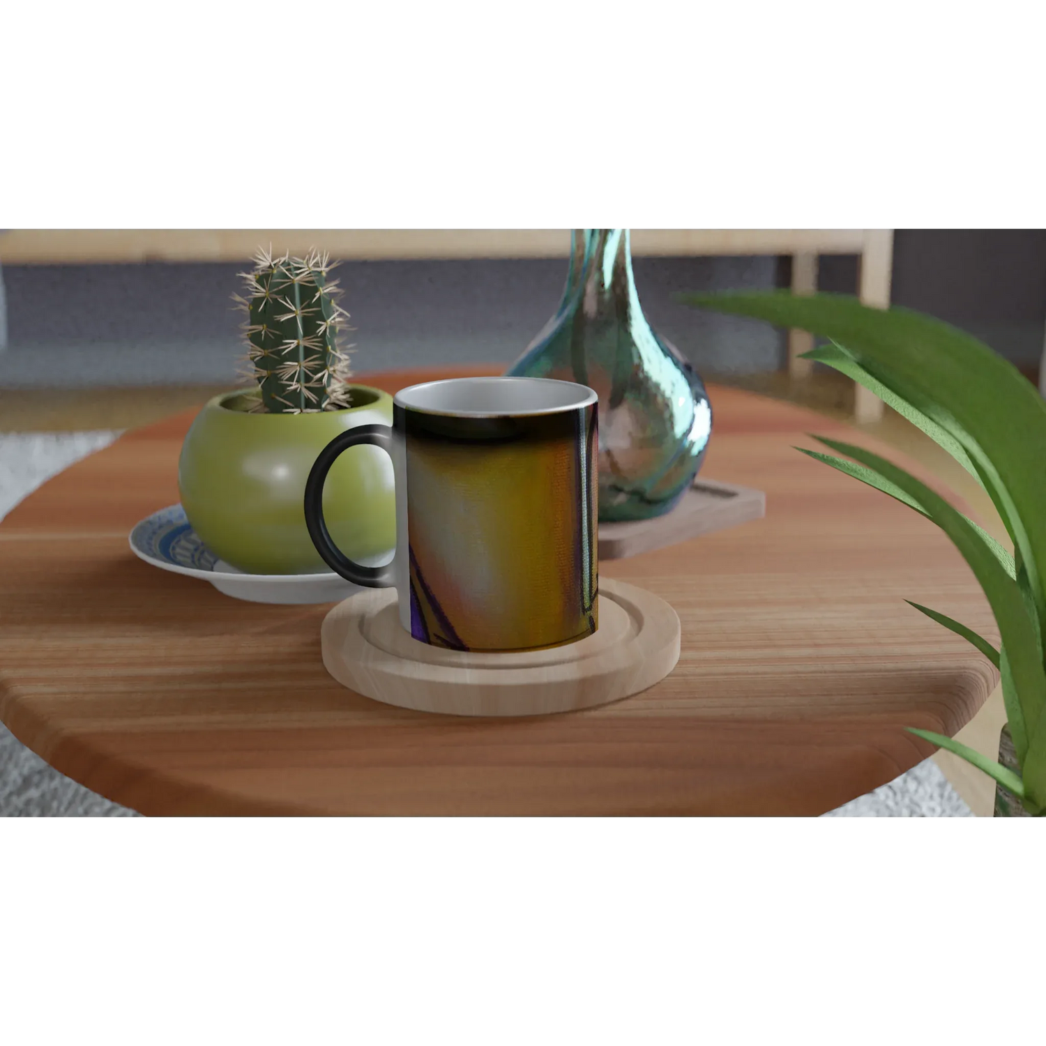 Mug magique en céramique 325 ml trouncho#2 – Révèlez votre motif à la chaleur - Laure Leprince - Artiste Peintre