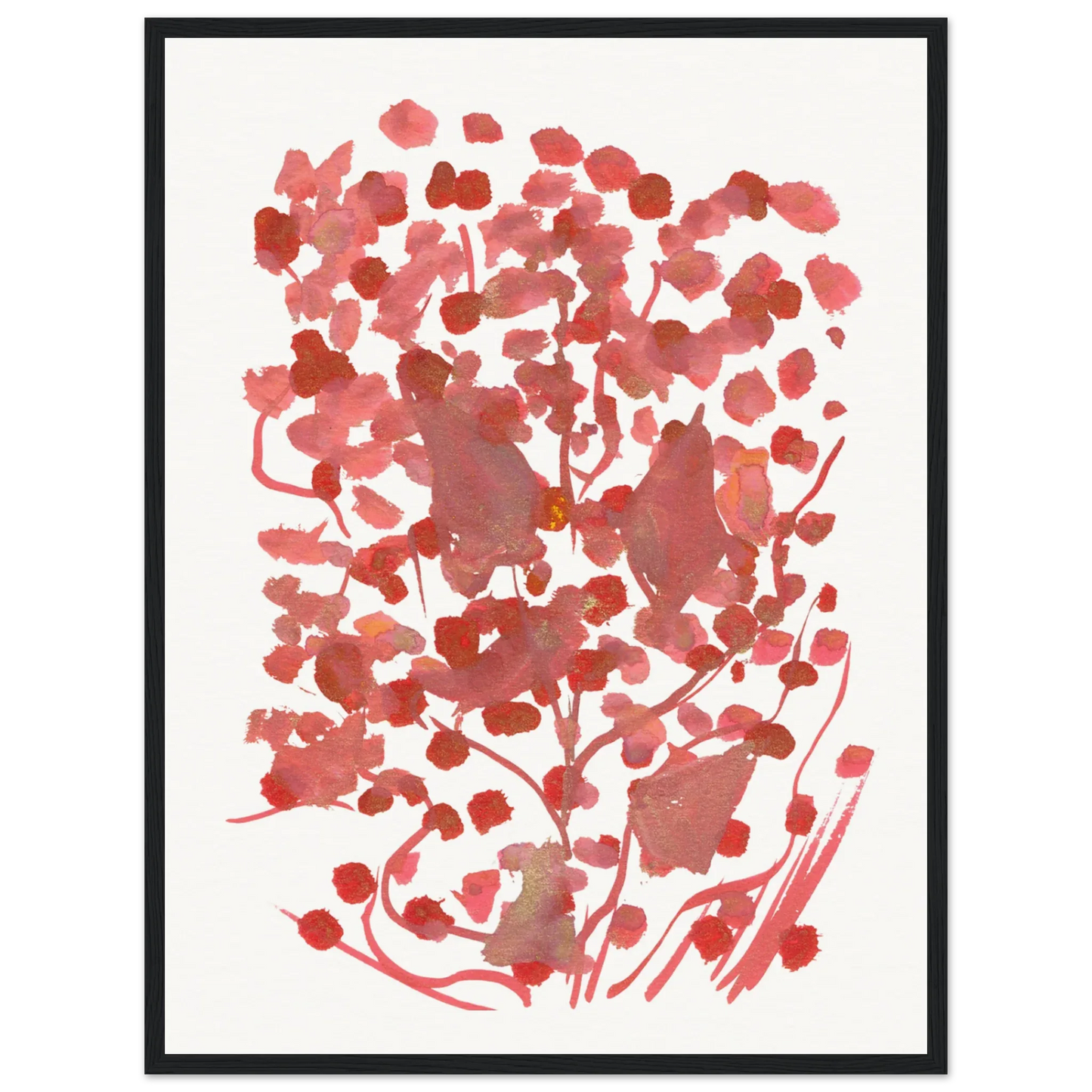 Museum-Quality Matte Paper Wooden Framed Poste Bois de Rubis - Laure Leprince - Artiste Peintre