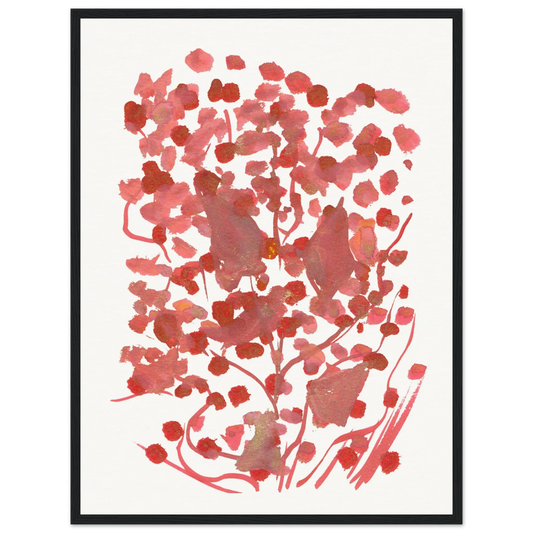 Museum-Quality Matte Paper Wooden Framed Poste Bois de Rubis - Laure Leprince - Artiste Peintre