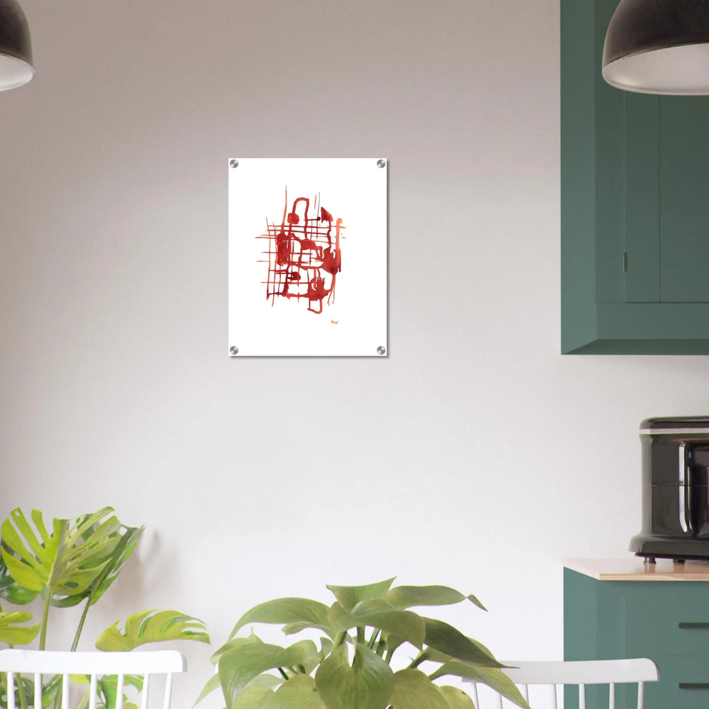 Impression sur acrylique brillante Solar Frame | Art contemporain par Laure Leprince - Laure Leprince - Artiste Peintre