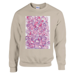 Sweatshirt Unisexe Classique Floraison intime– Impression Artistique Multicolore - Laure Leprince - Artiste Peintre