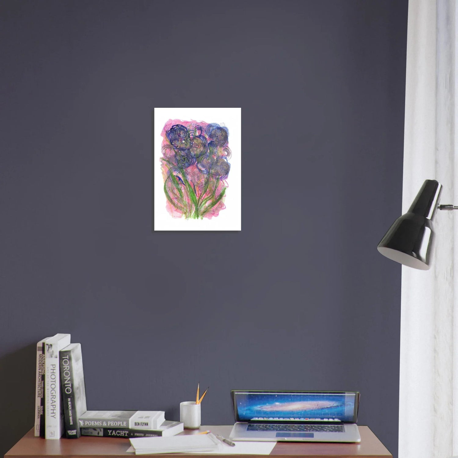 Affiche premium sur papier mat Bloom Vortex Art mural de qualité supérieure - Laure Leprince - Artiste Peintre