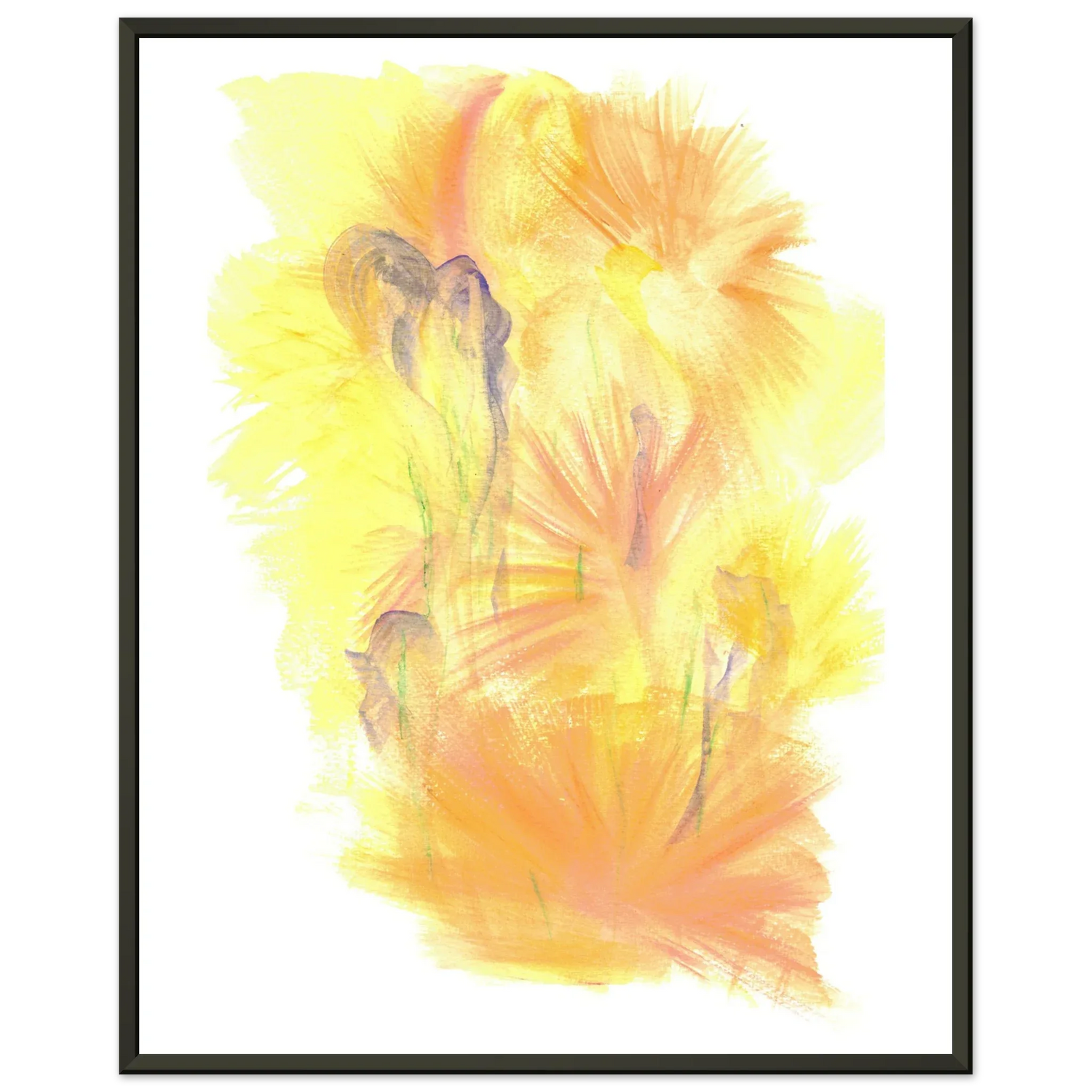 Classic Semi-Glossy Paper Metal Framed Poste Sun Whisper - Laure Leprince - Artiste Peintre