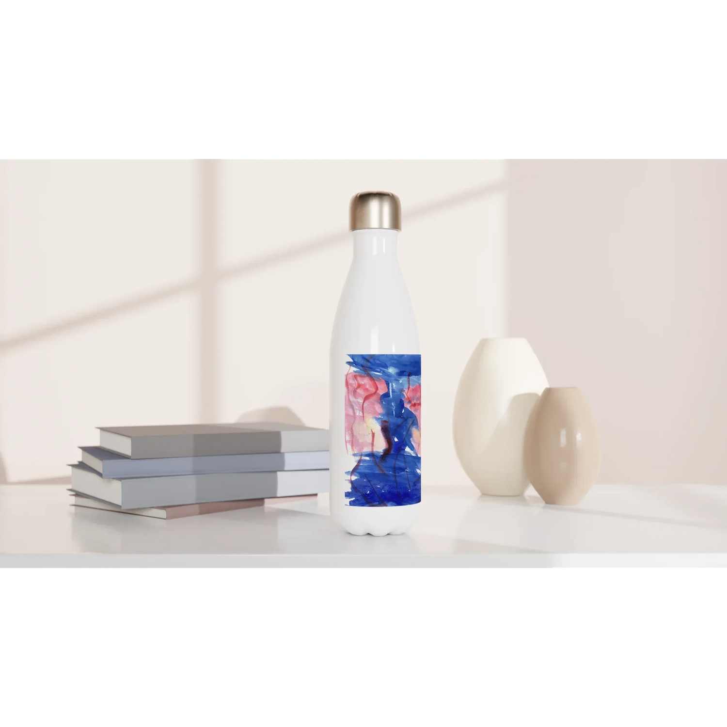 Bouteille isotherme en acier inoxydable 500 ml Midnight Siren – Design artistique exclusif - Laure Leprince - Artiste Peintre